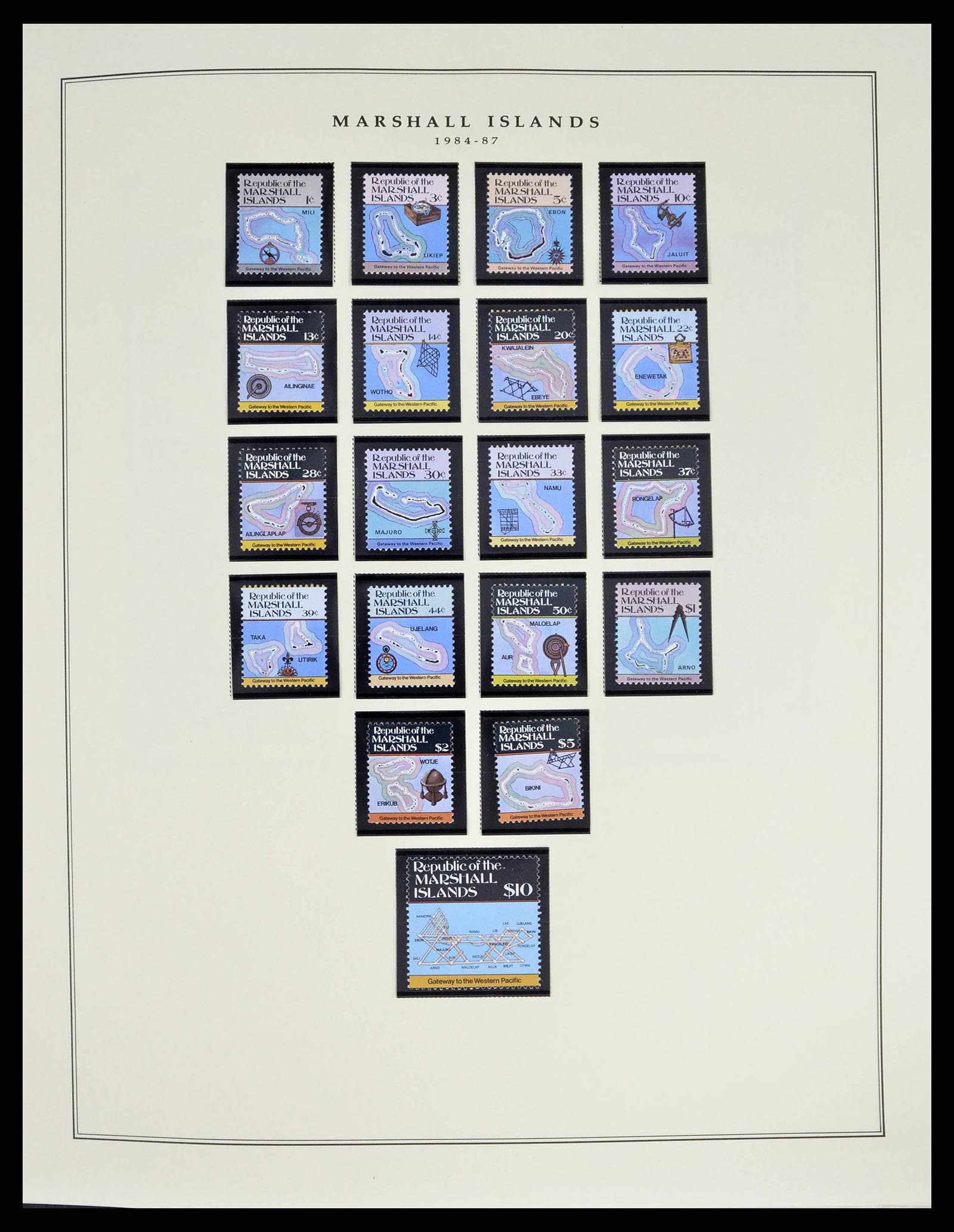 38343 0002 - Stamp collection 38343 Marshall Islands 1984-2016!