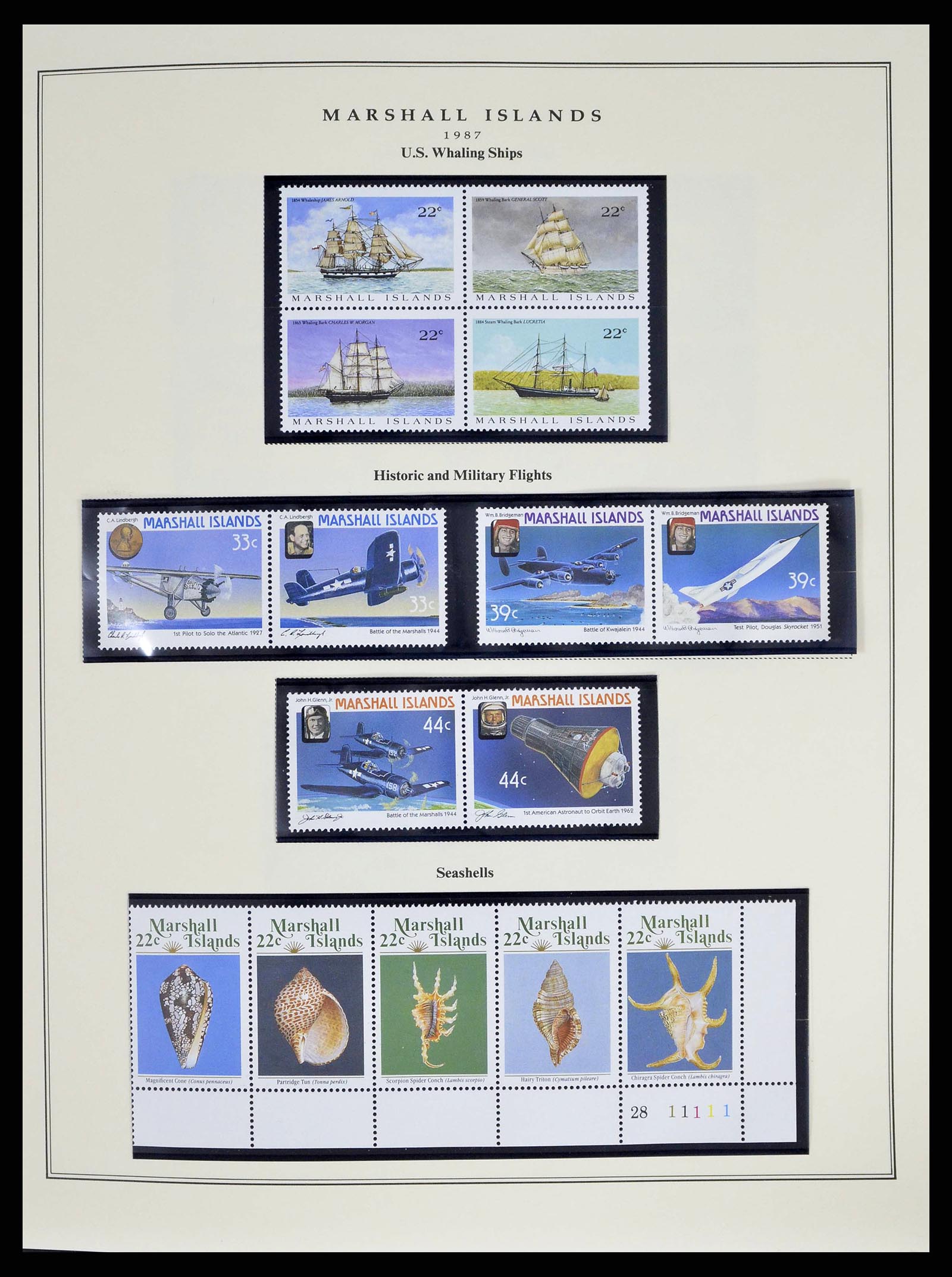 38343 0010 - Stamp collection 38343 Marshall Islands 1984-2016!