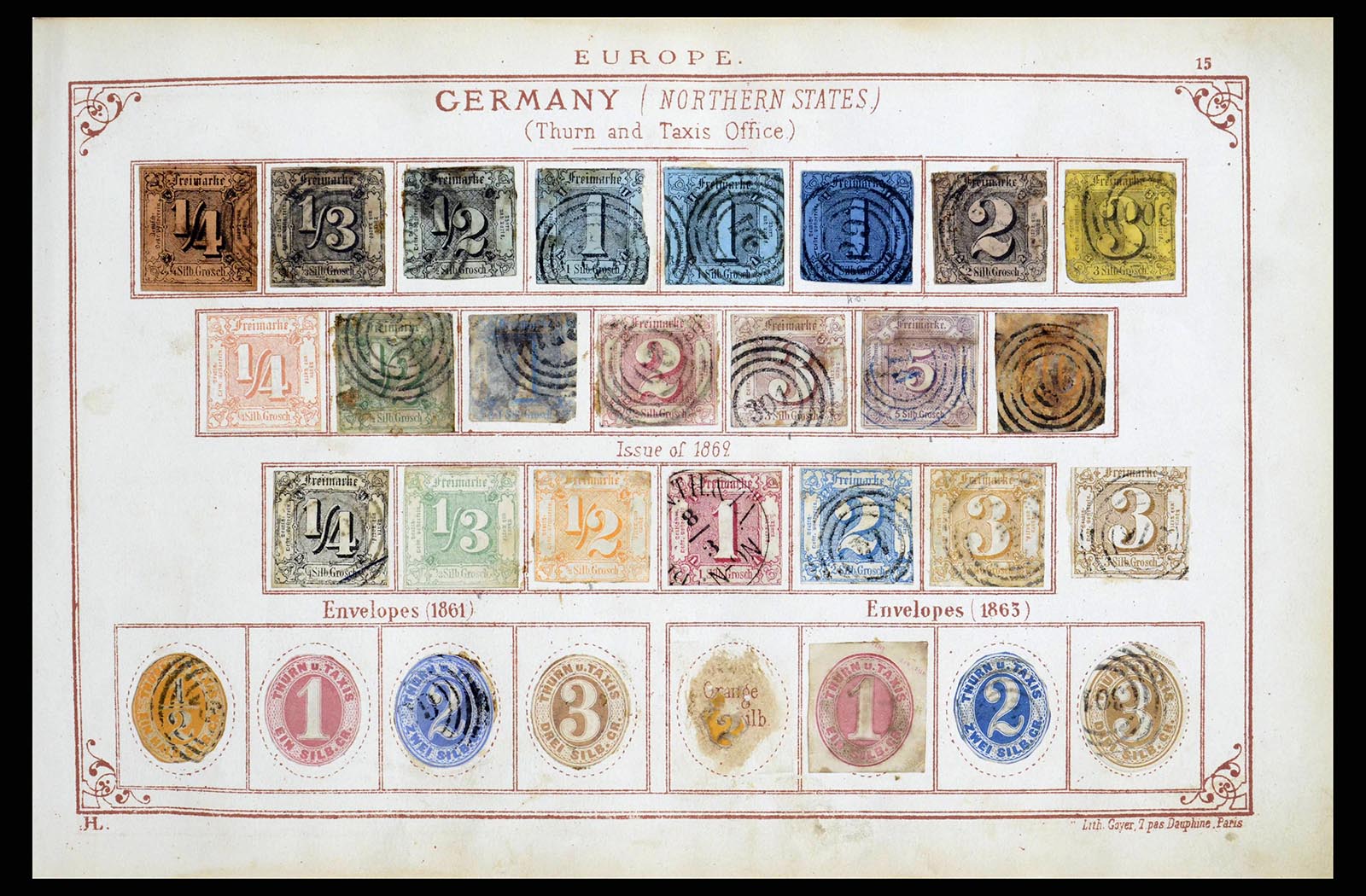 38350 0005 - Stamp collection 38350 World classic collection 1840-1867!!