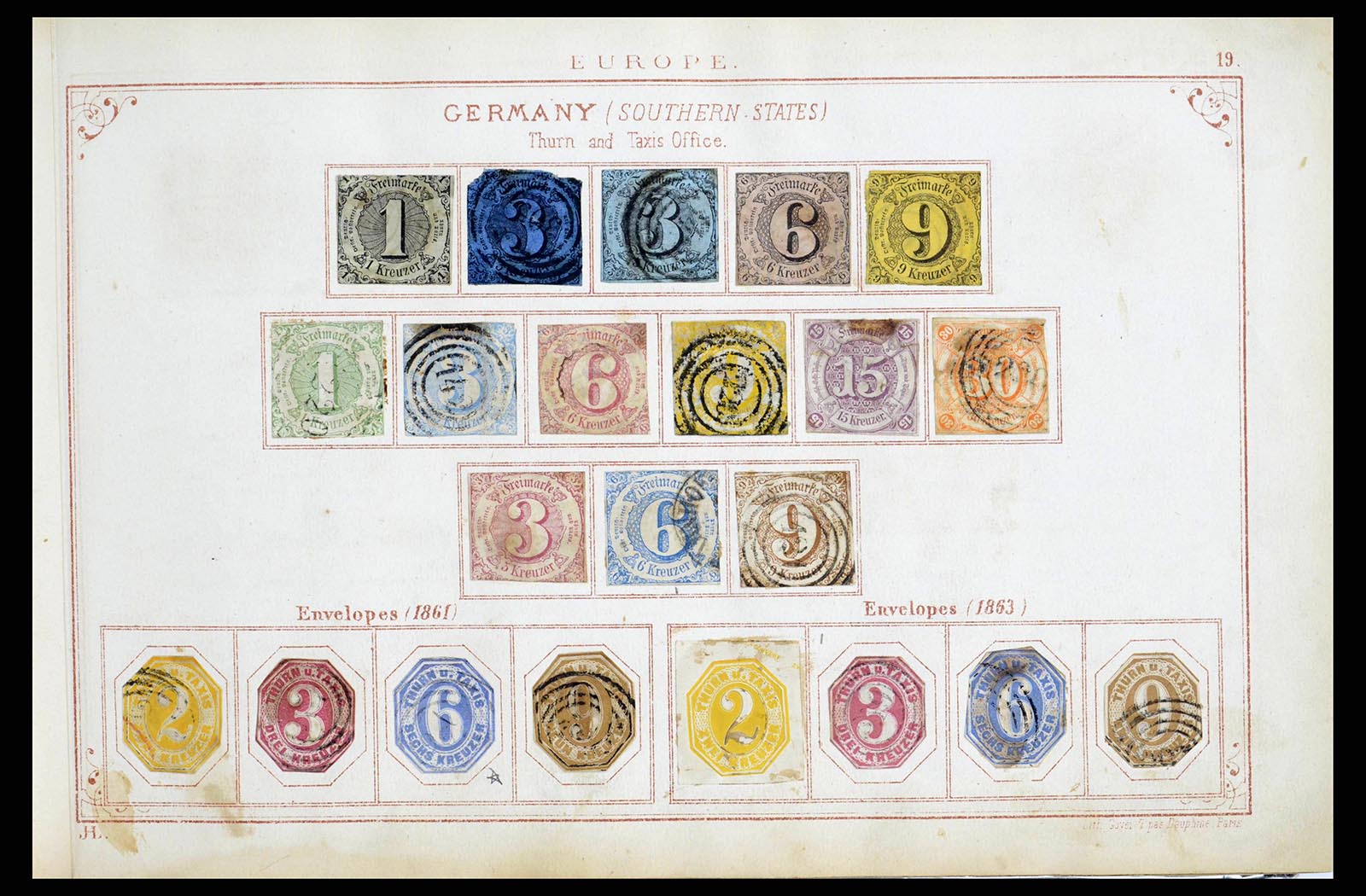 38350 0007 - Stamp collection 38350 World classic collection 1840-1867!!