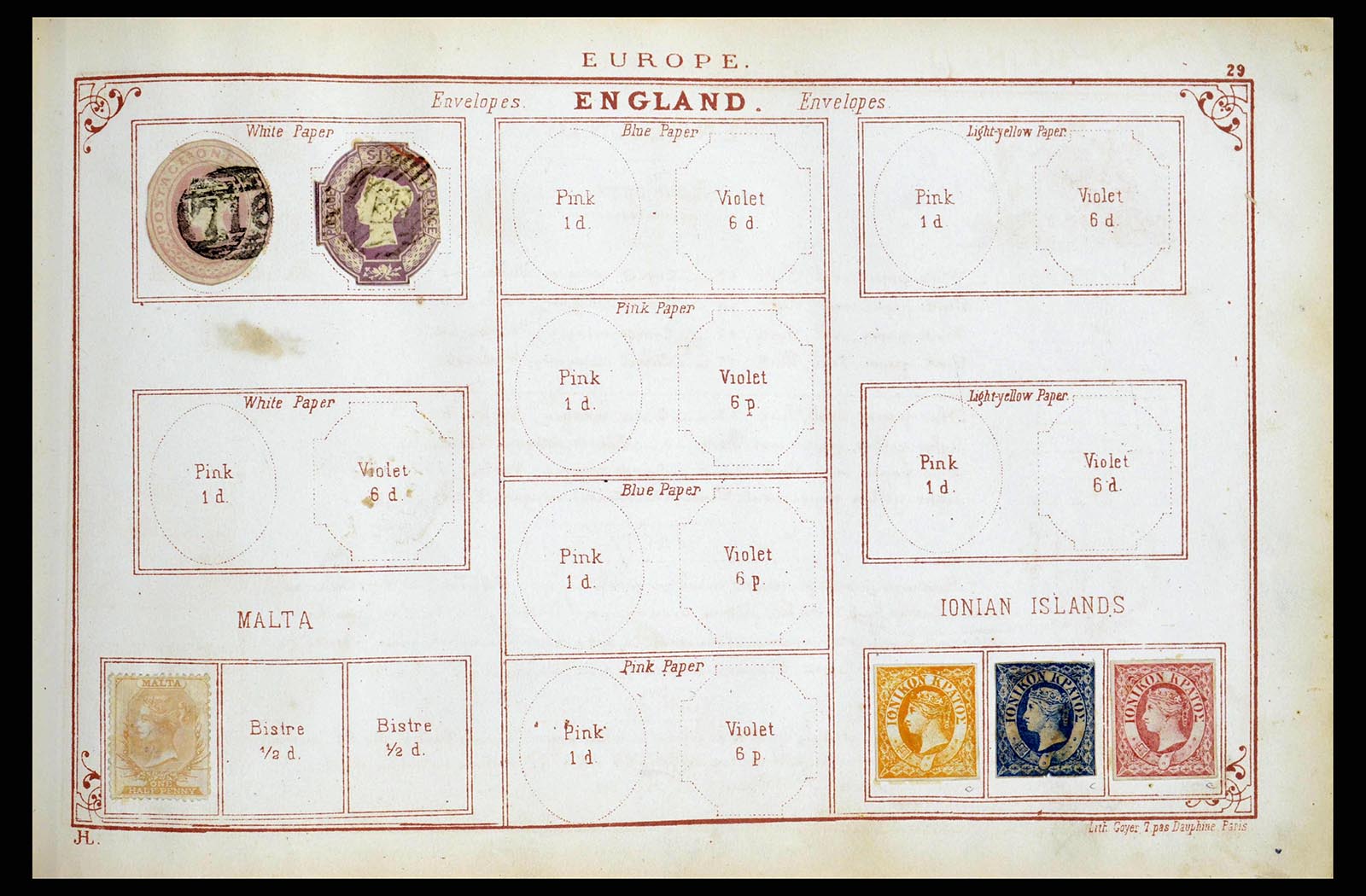 38350 0010 - Stamp collection 38350 World classic collection 1840-1867!!