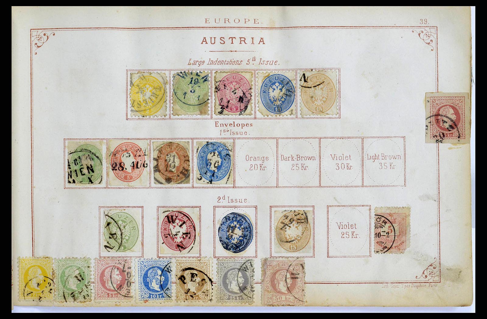 38350 0014 - Stamp collection 38350 World classic collection 1840-1867!!