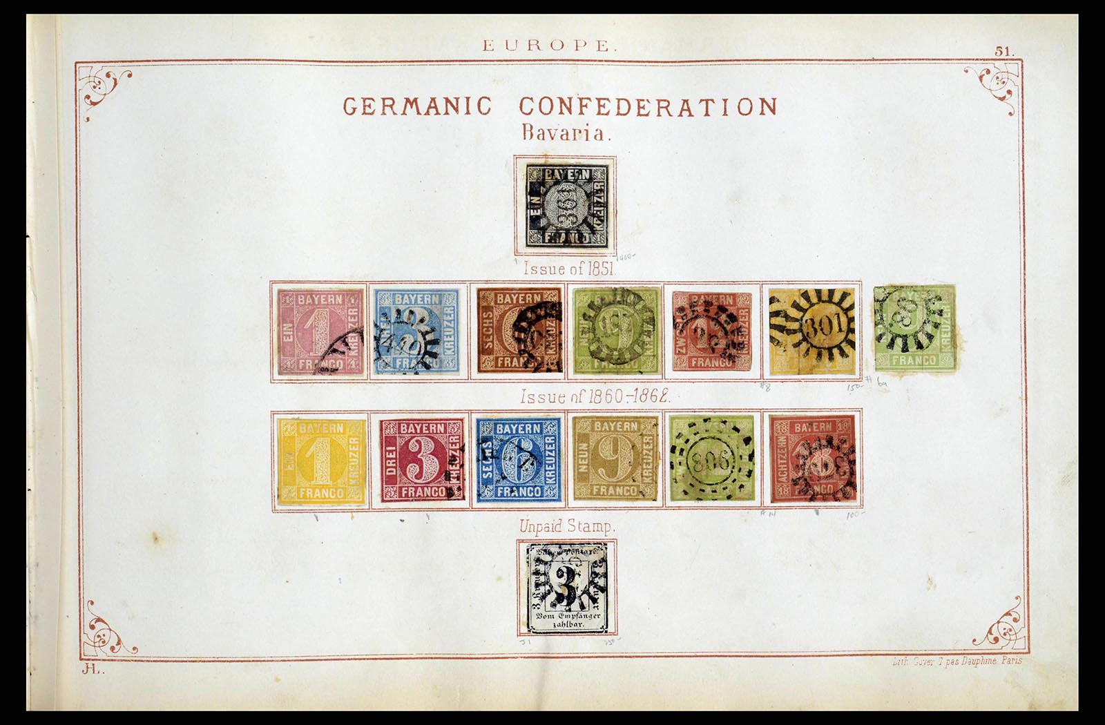 38350 0020 - Stamp collection 38350 World classic collection 1840-1867!!