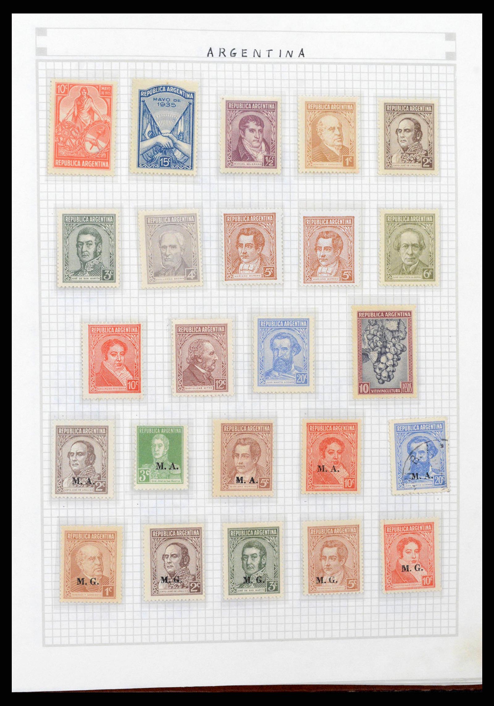 38361 0002 - Stamp collection 38361 World 1930s.