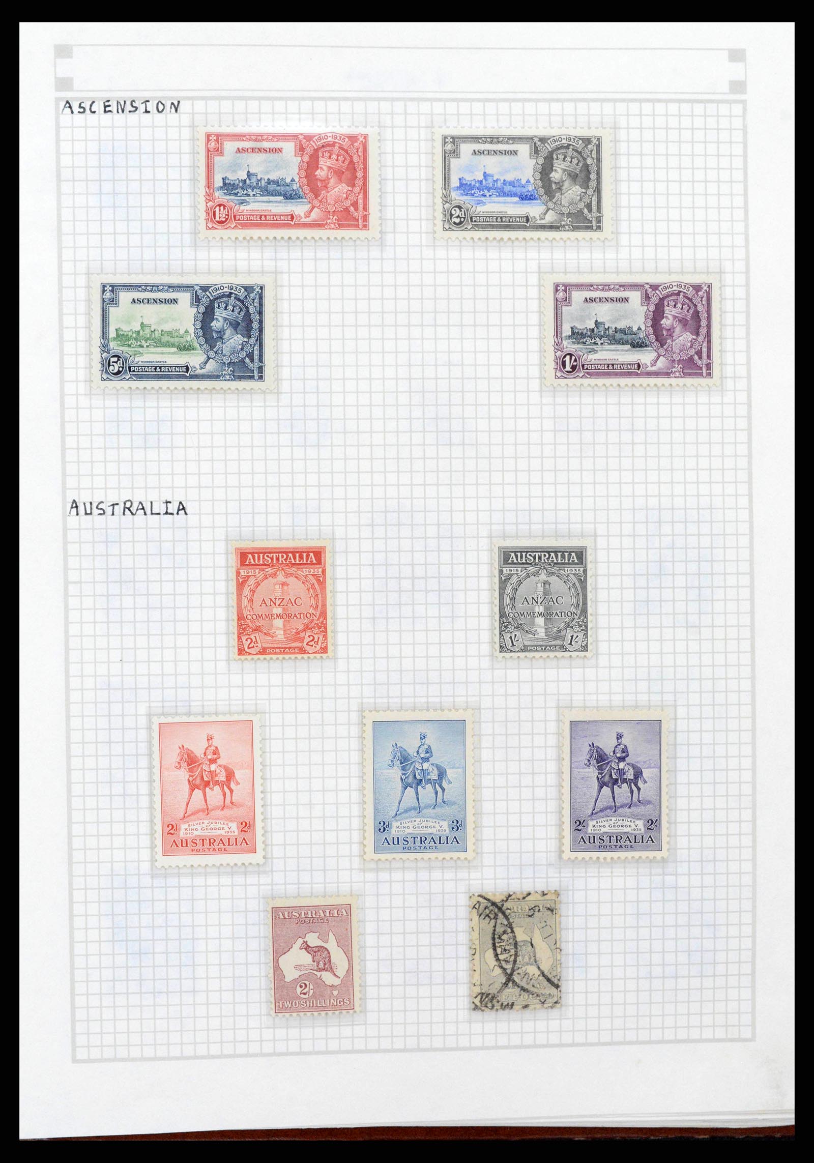 38361 0005 - Stamp collection 38361 World 1930s.