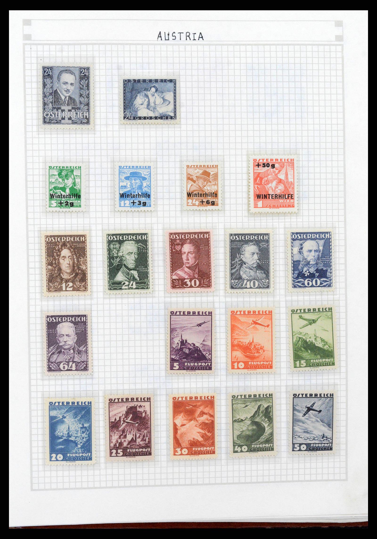 38361 0006 - Stamp collection 38361 World 1930s.