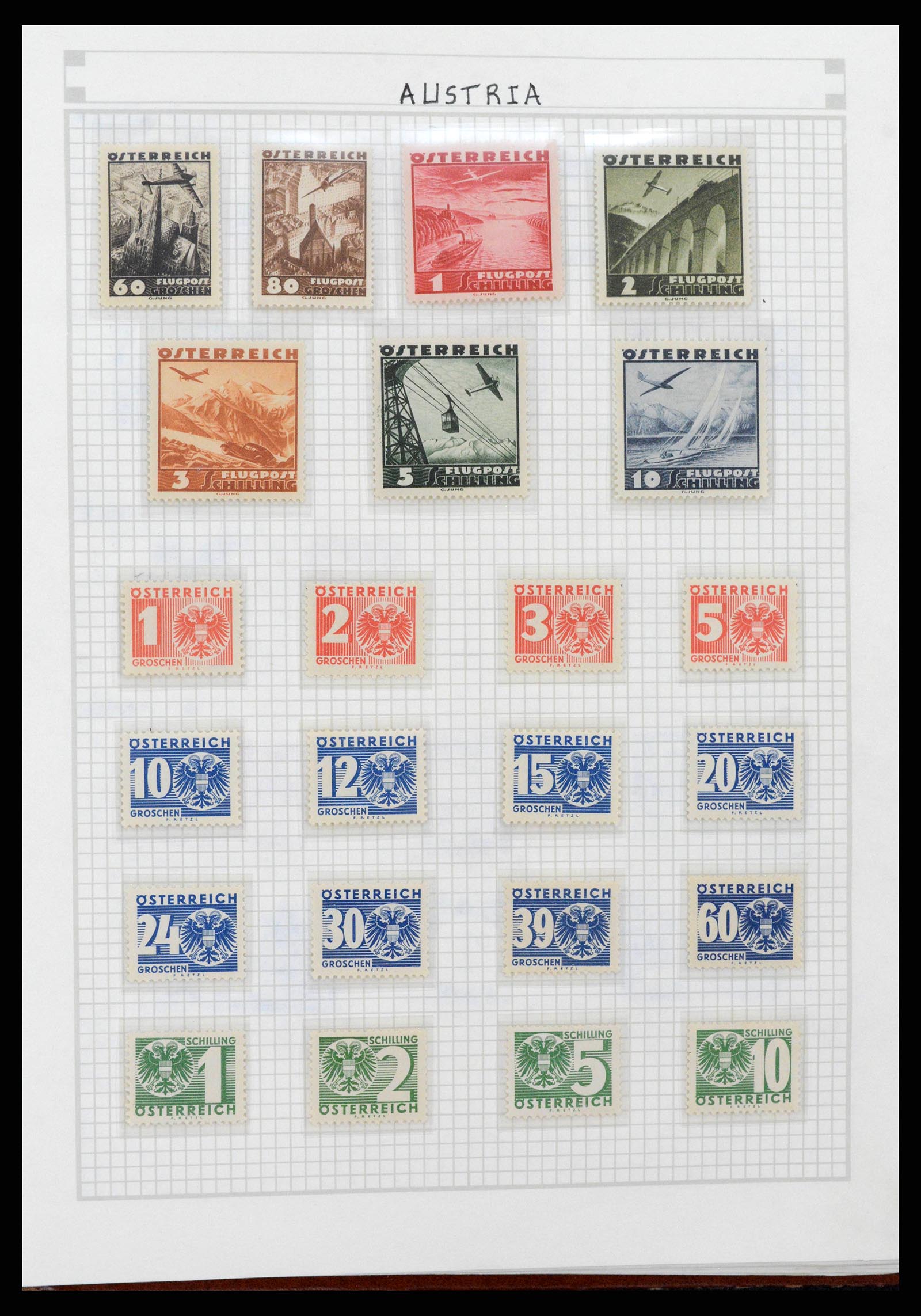 38361 0007 - Stamp collection 38361 World 1930s.