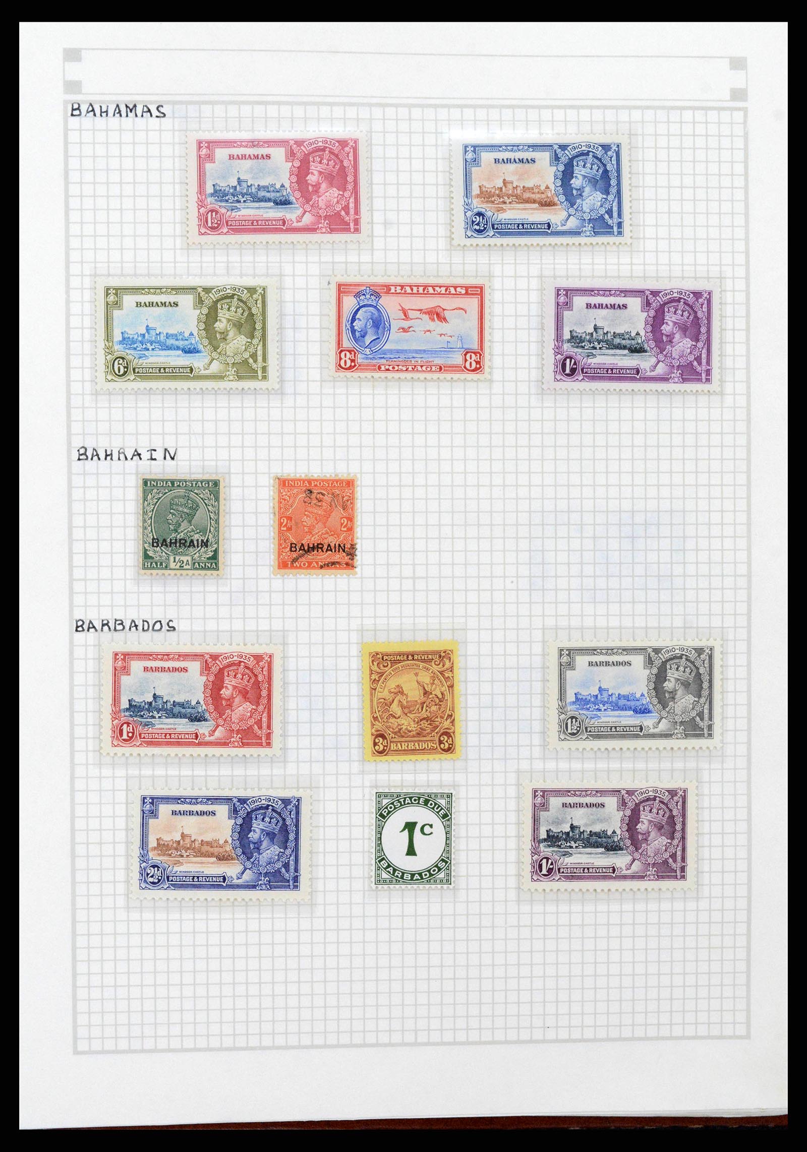 38361 0008 - Stamp collection 38361 World 1930s.