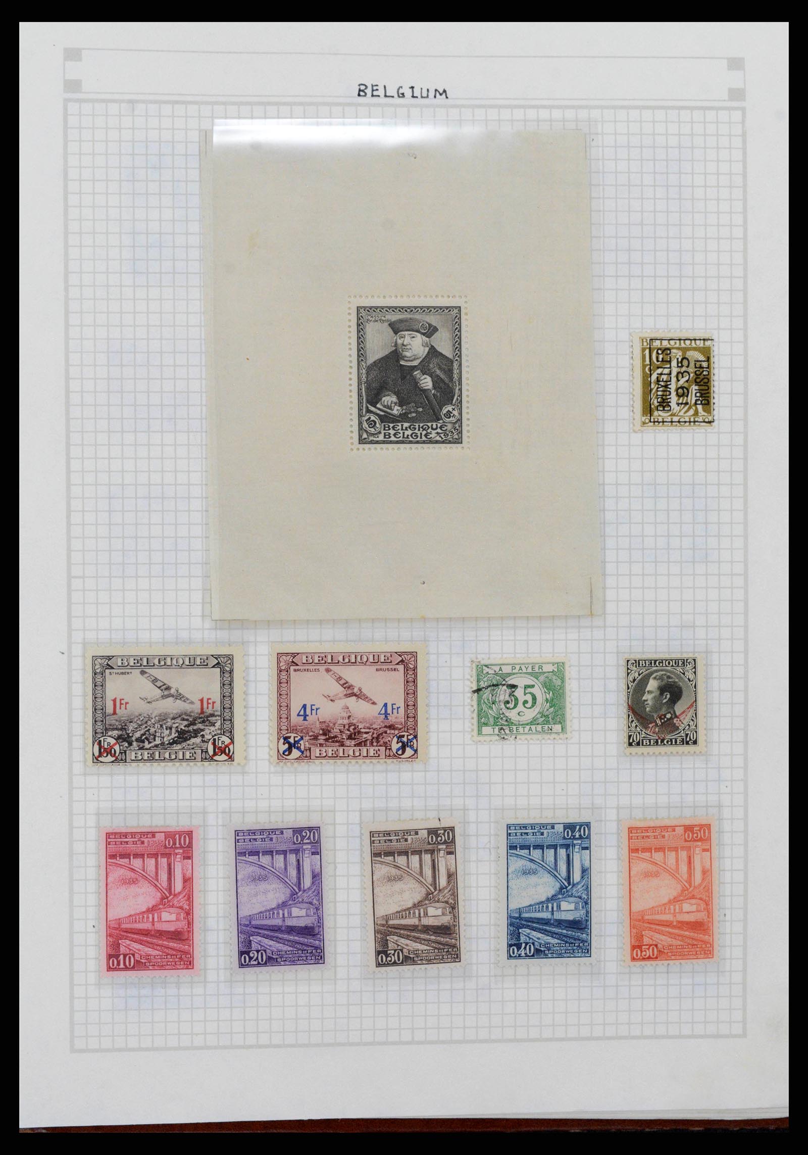 38361 0013 - Stamp collection 38361 World 1930s.