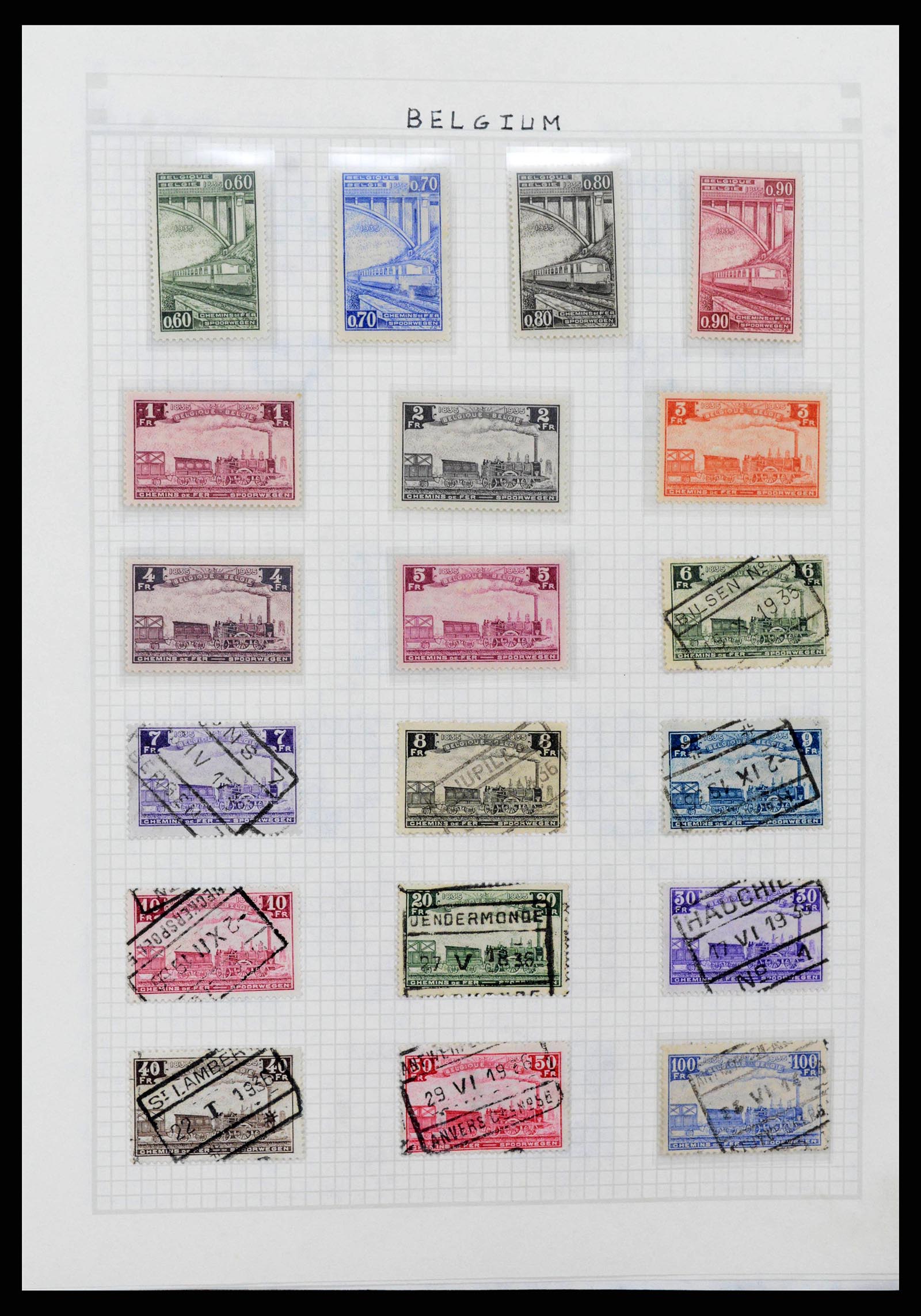 38361 0014 - Stamp collection 38361 World 1930s.