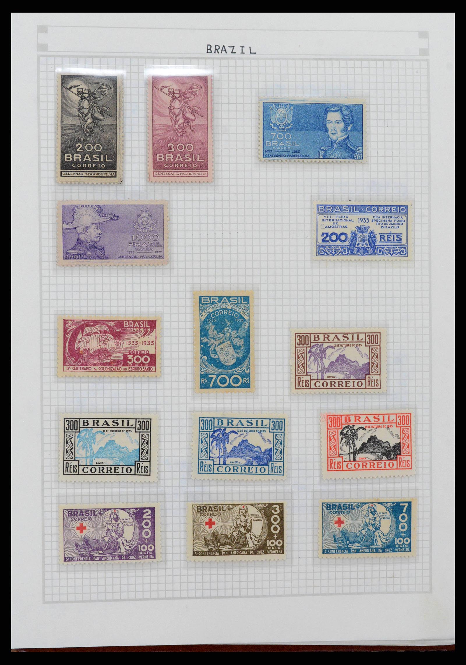 38361 0017 - Stamp collection 38361 World 1930s.