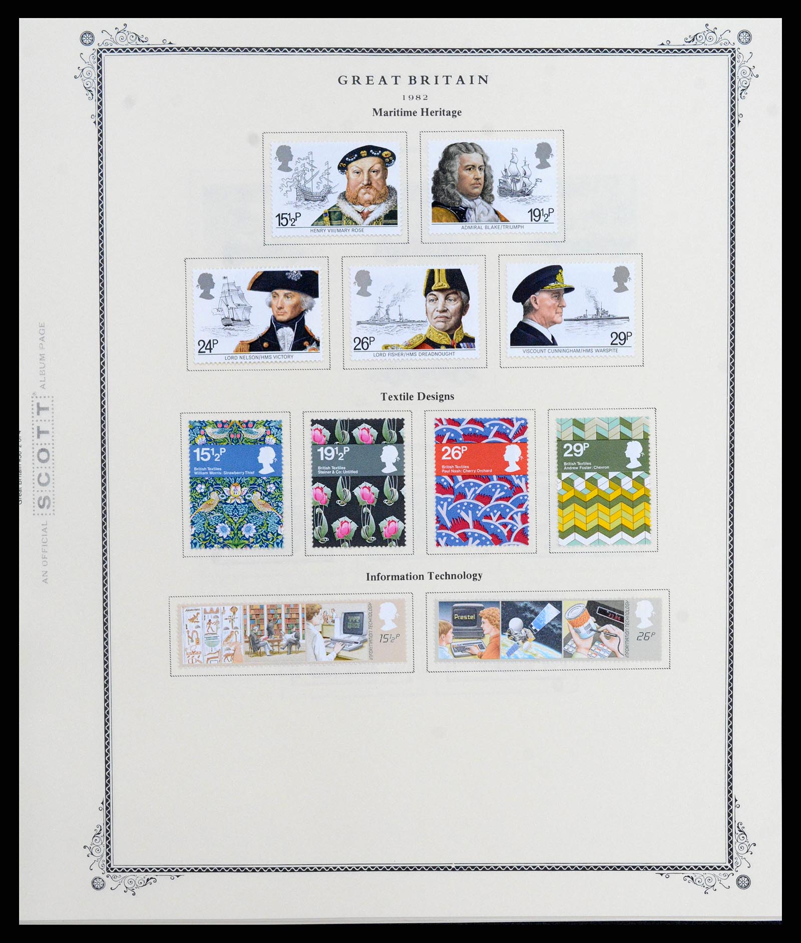 38364 0075 - Postzegelverzameling 38364 Engeland en kanaaleilanden 1949-2001.