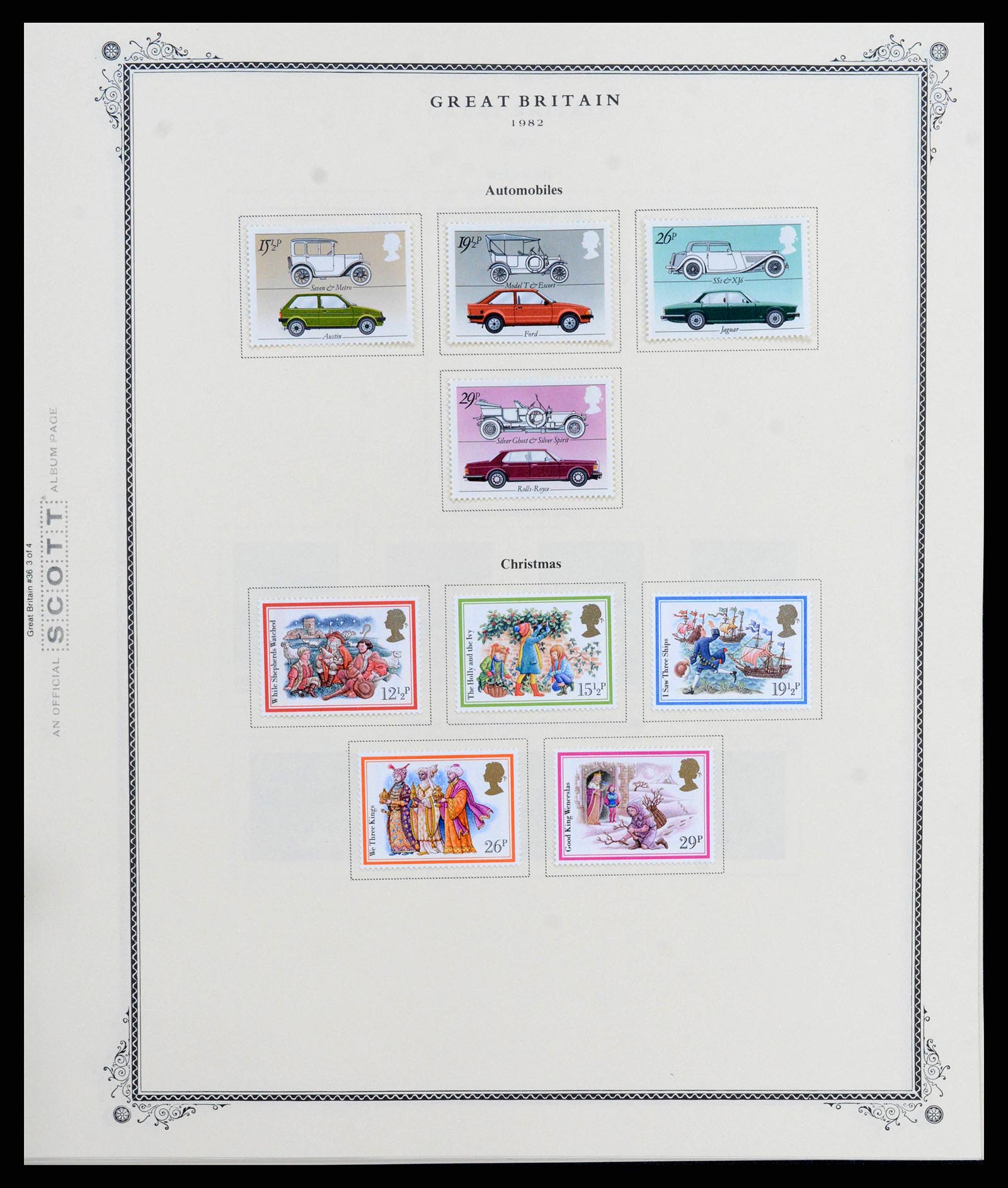 38364 0076 - Postzegelverzameling 38364 Engeland en kanaaleilanden 1949-2001.
