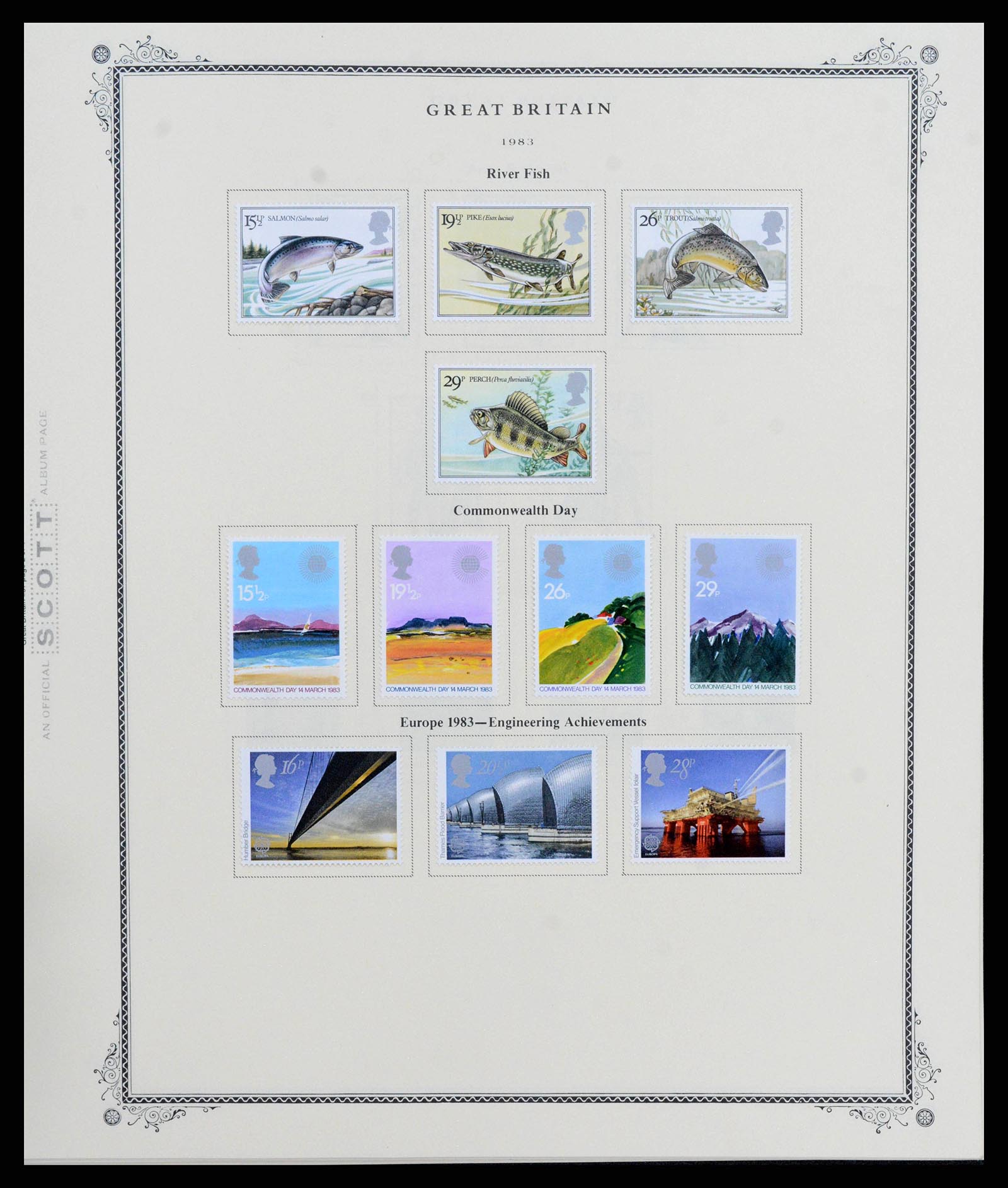 38364 0077 - Postzegelverzameling 38364 Engeland en kanaaleilanden 1949-2001.