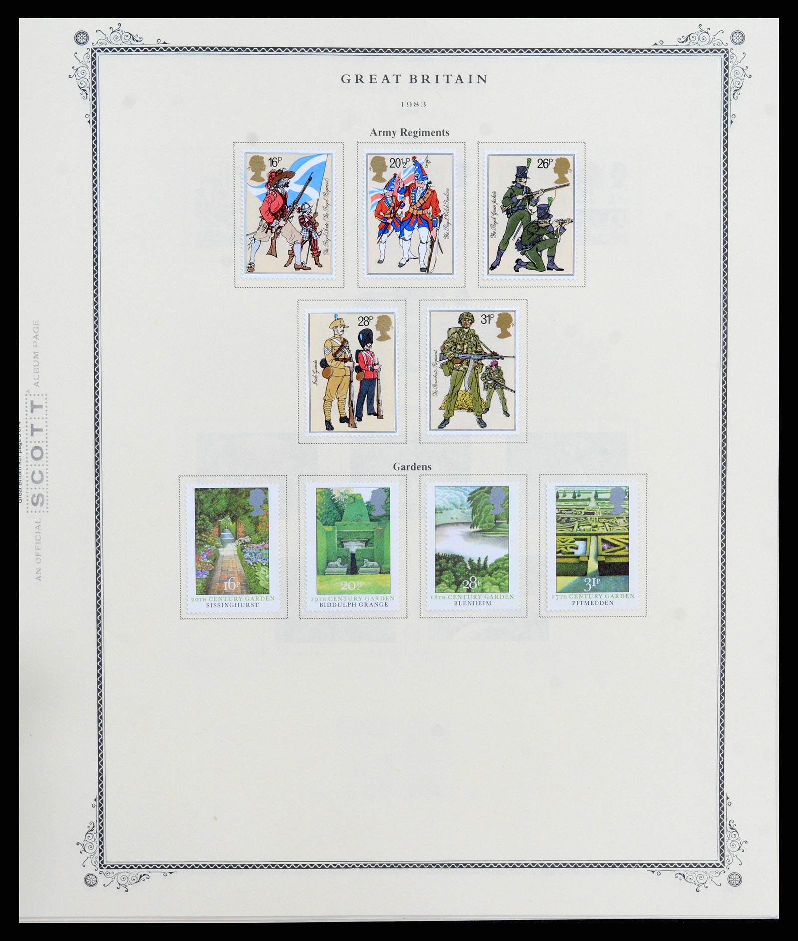 38364 0078 - Postzegelverzameling 38364 Engeland en kanaaleilanden 1949-2001.