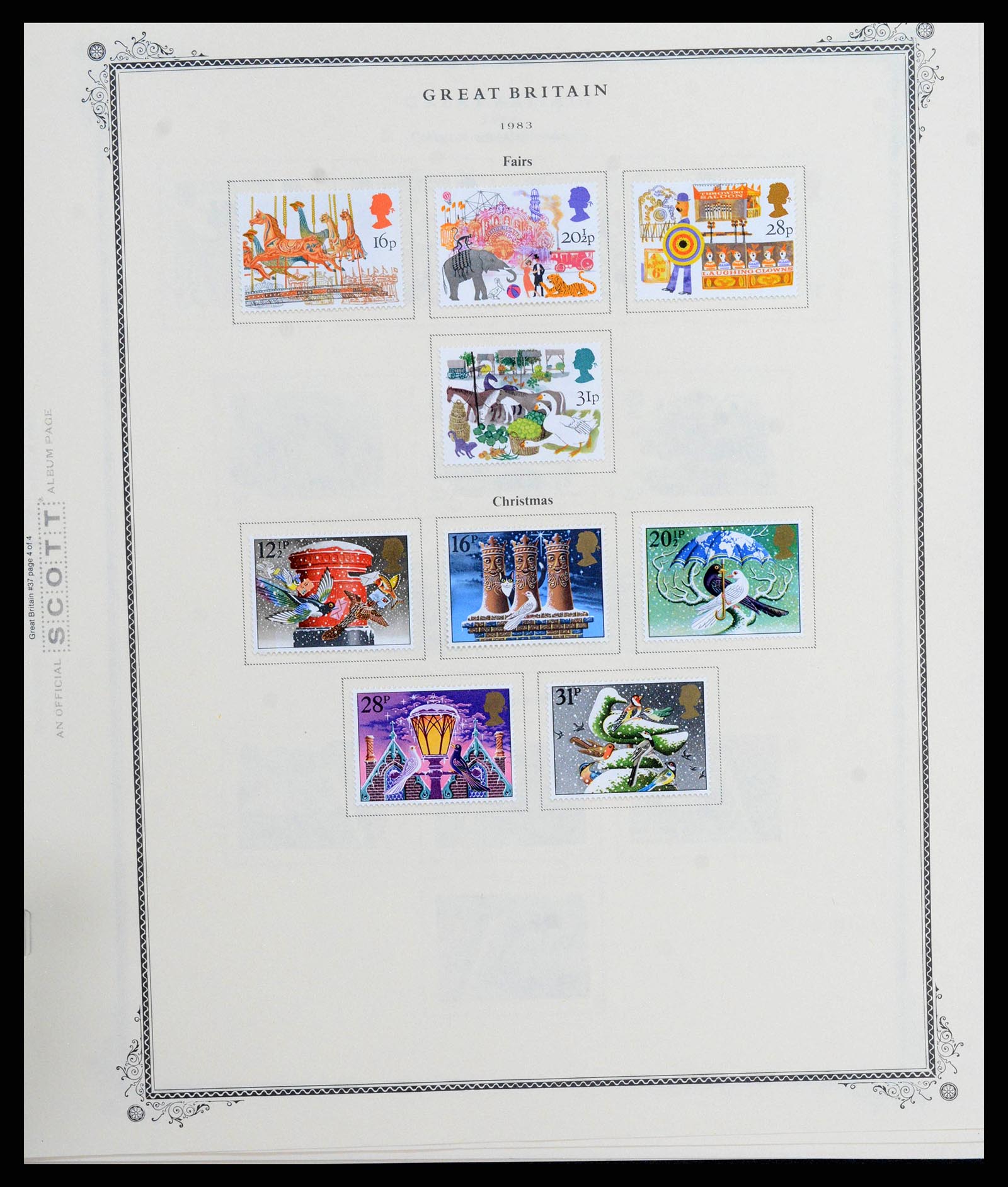 38364 0079 - Postzegelverzameling 38364 Engeland en kanaaleilanden 1949-2001.