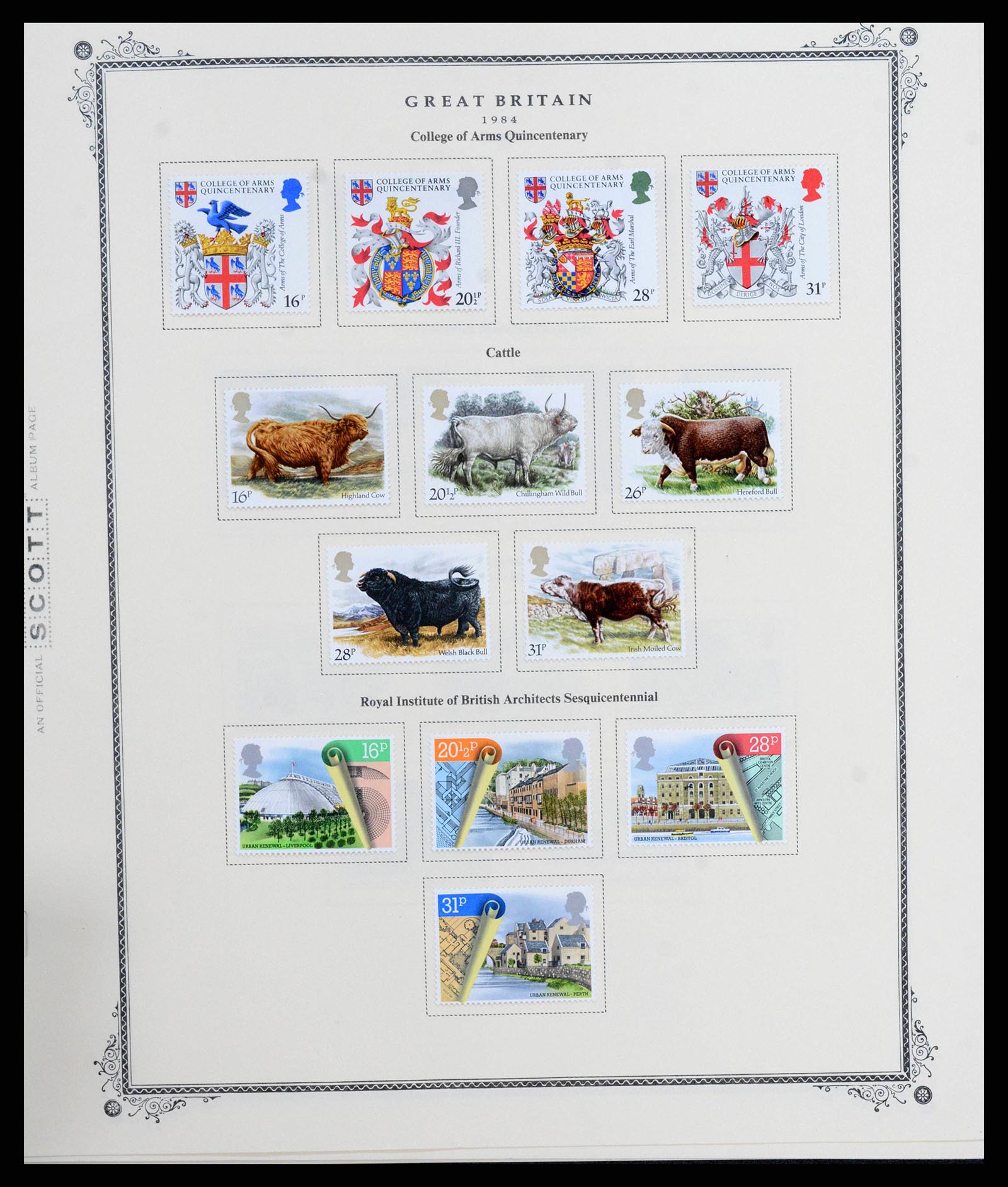 38364 0080 - Postzegelverzameling 38364 Engeland en kanaaleilanden 1949-2001.