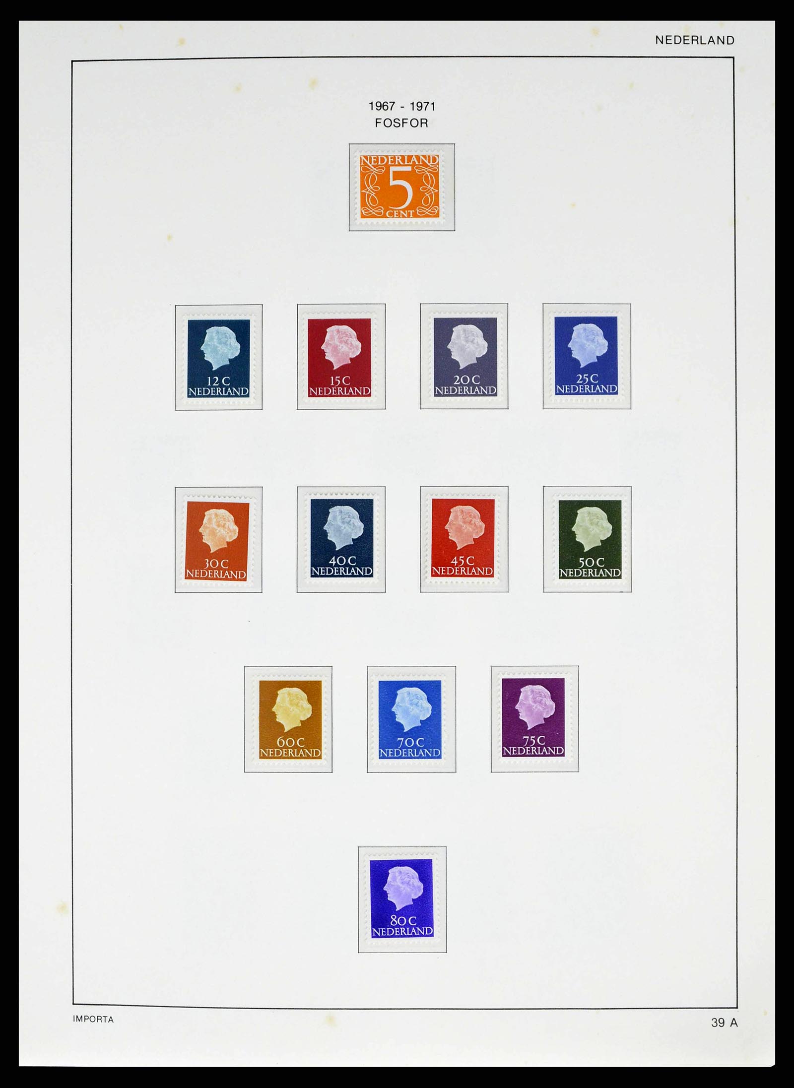 38387 0041 - Postzegelverzameling 38387 Nederland 1852-1979.