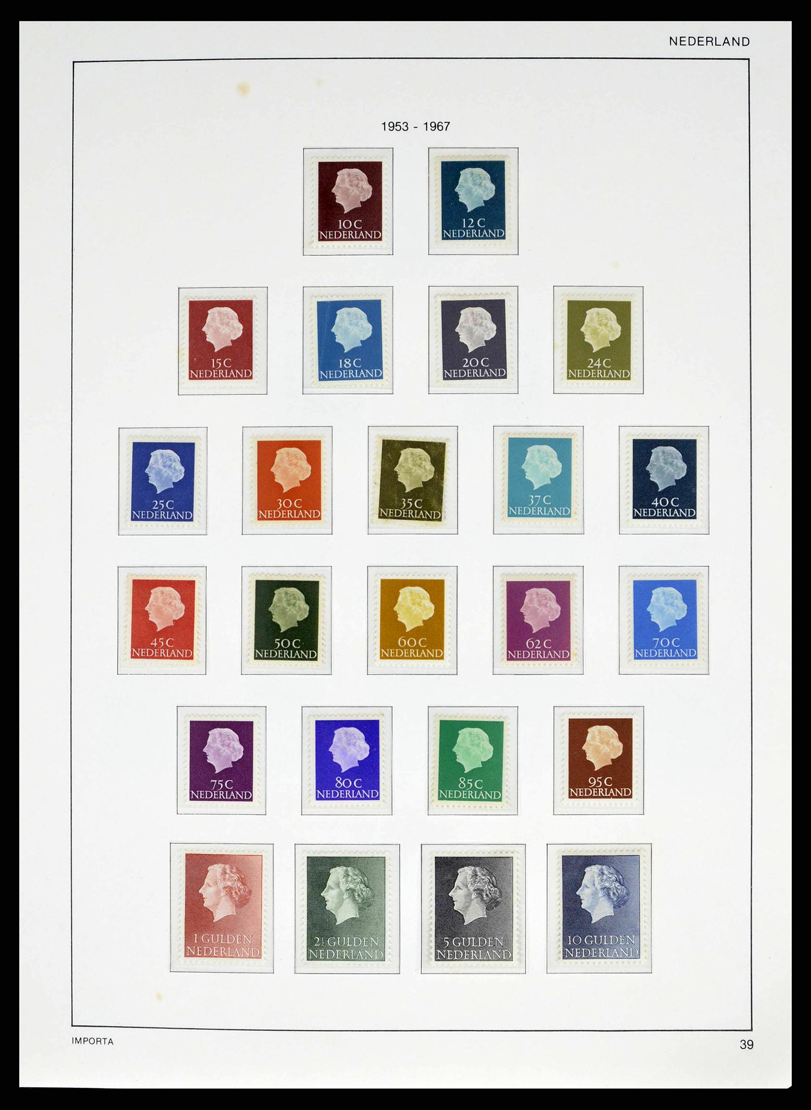 38387 0042 - Postzegelverzameling 38387 Nederland 1852-1979.
