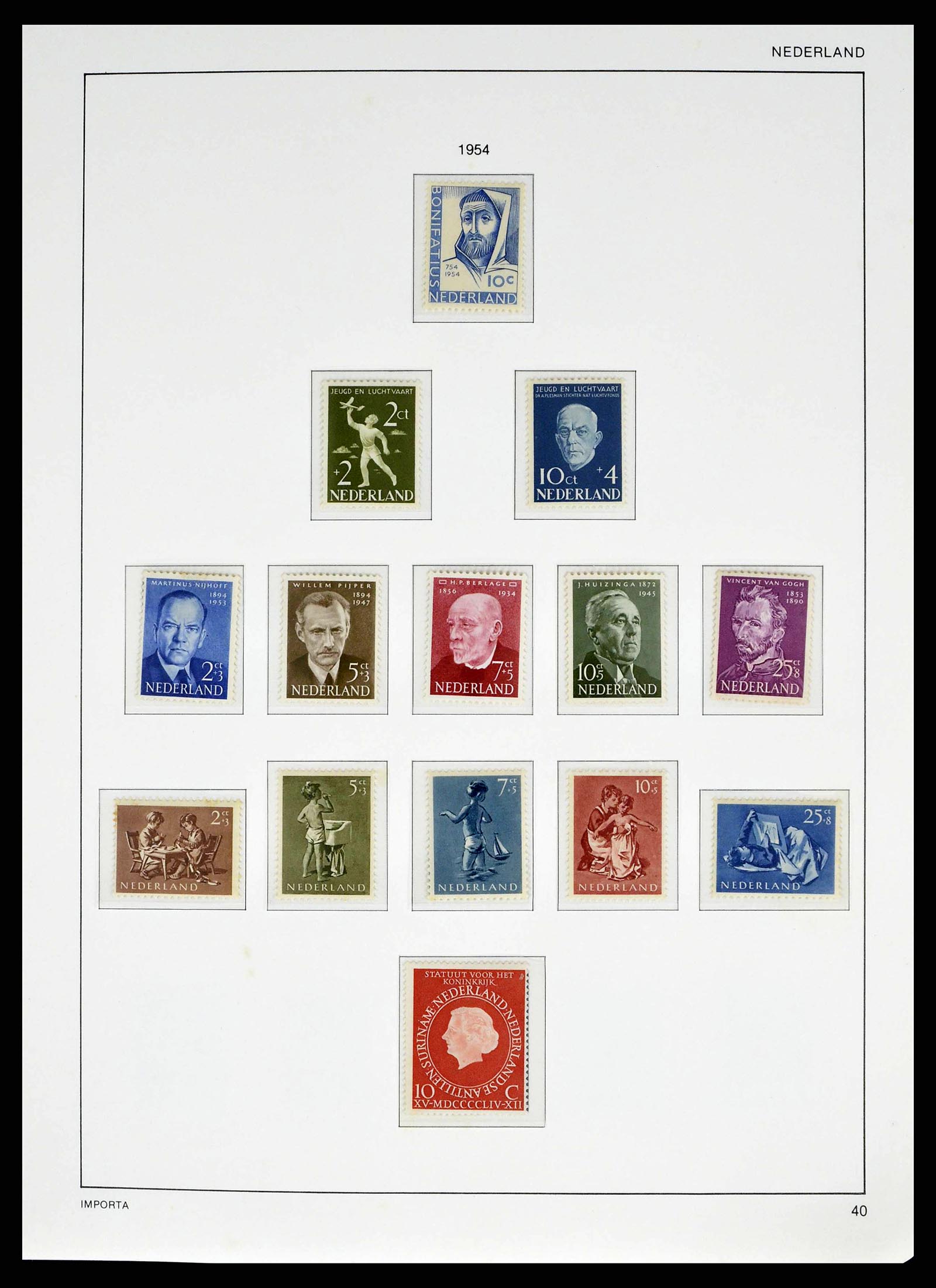38387 0043 - Postzegelverzameling 38387 Nederland 1852-1979.