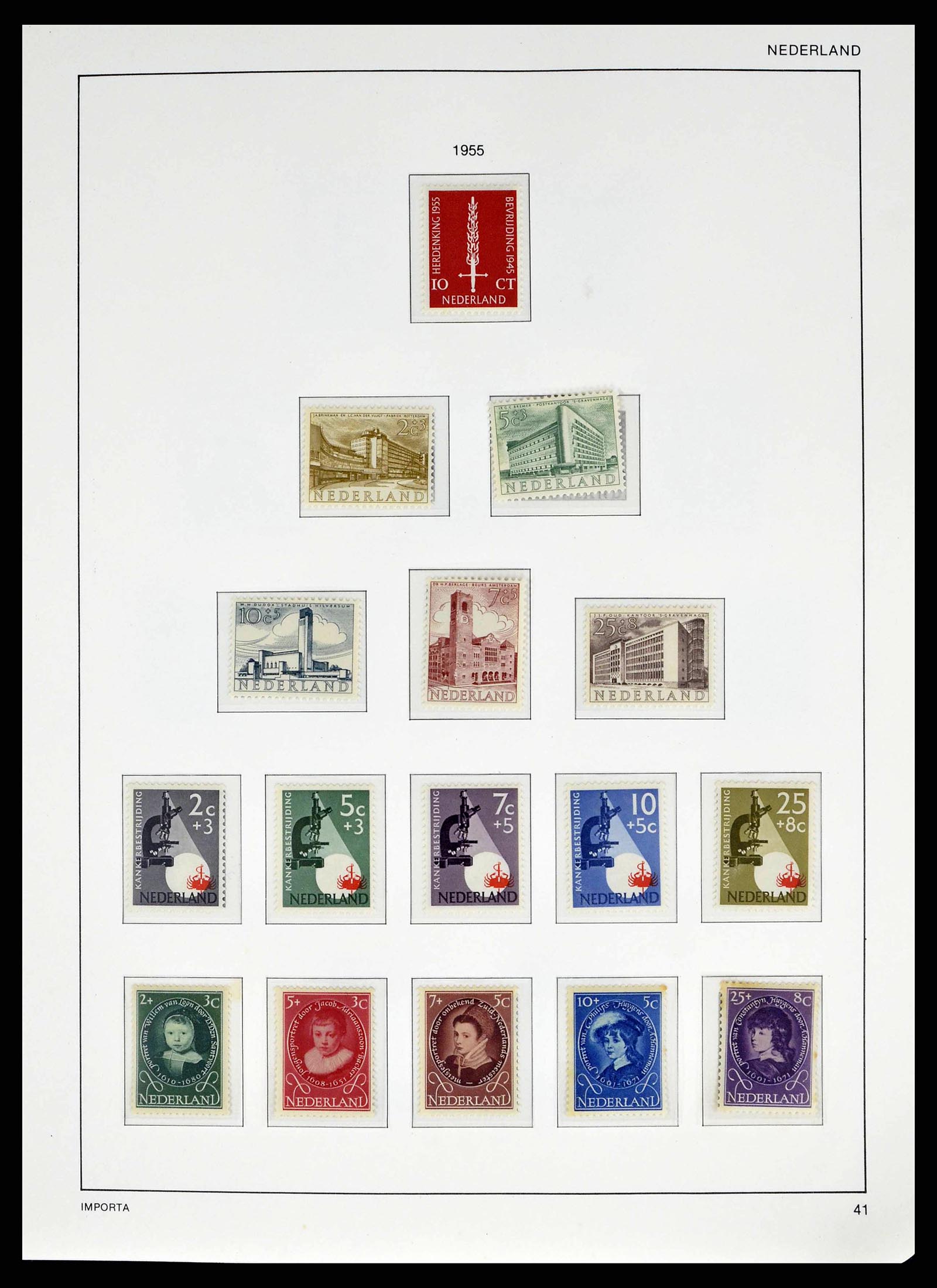 38387 0044 - Postzegelverzameling 38387 Nederland 1852-1979.