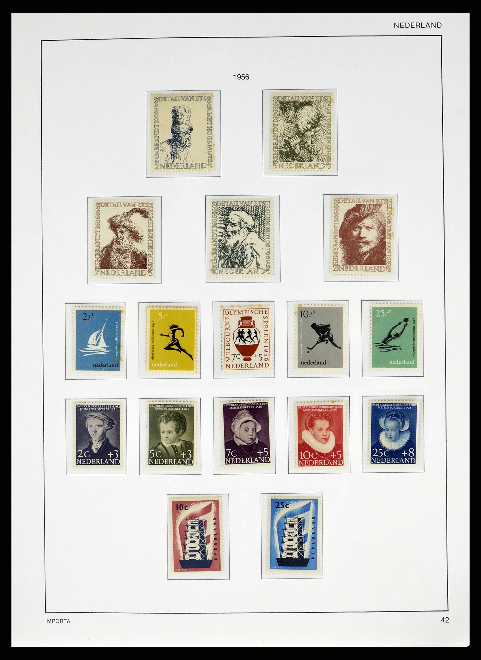 38387 0045 - Postzegelverzameling 38387 Nederland 1852-1979.