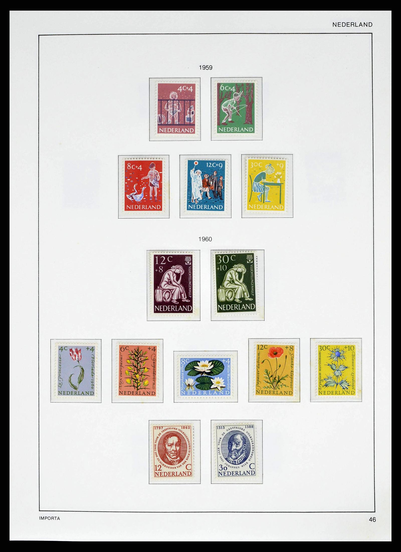 38387 0049 - Postzegelverzameling 38387 Nederland 1852-1979.