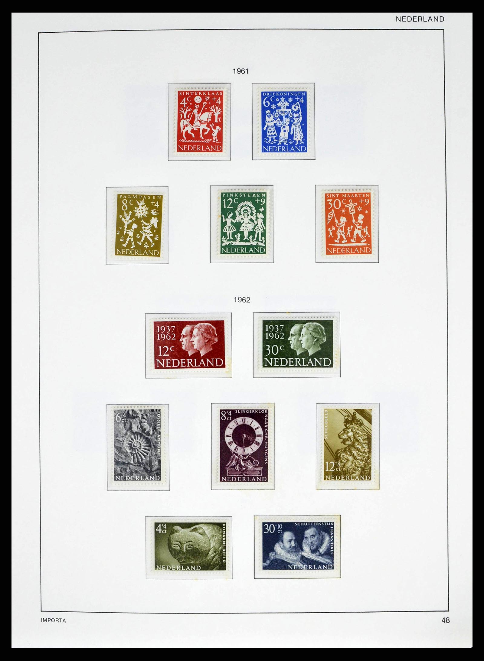38387 0051 - Postzegelverzameling 38387 Nederland 1852-1979.