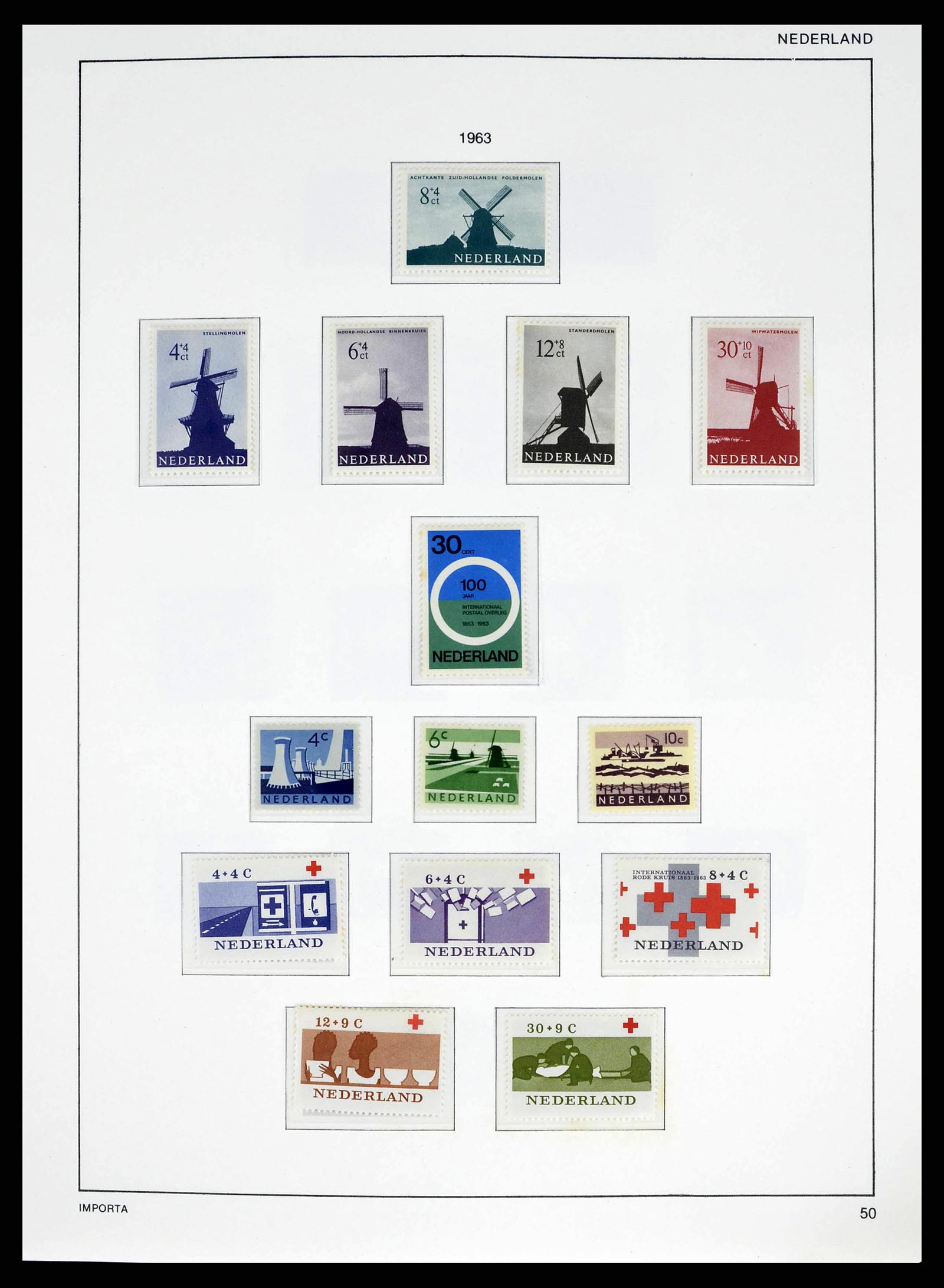 38387 0053 - Postzegelverzameling 38387 Nederland 1852-1979.