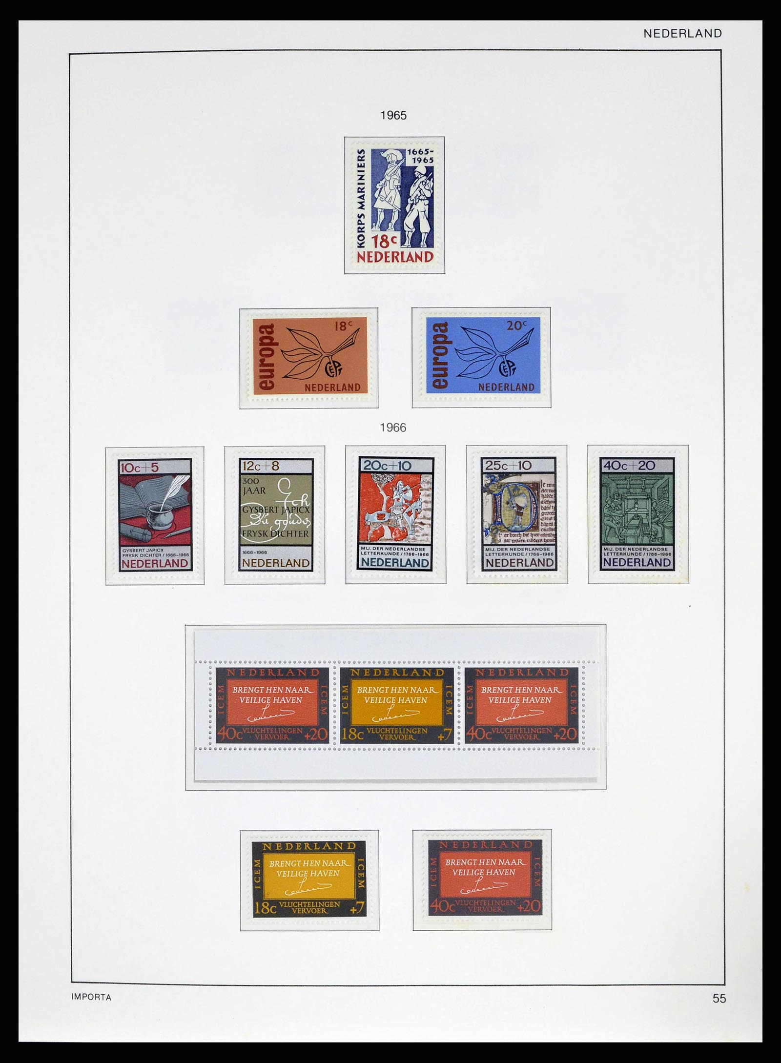 38387 0058 - Postzegelverzameling 38387 Nederland 1852-1979.