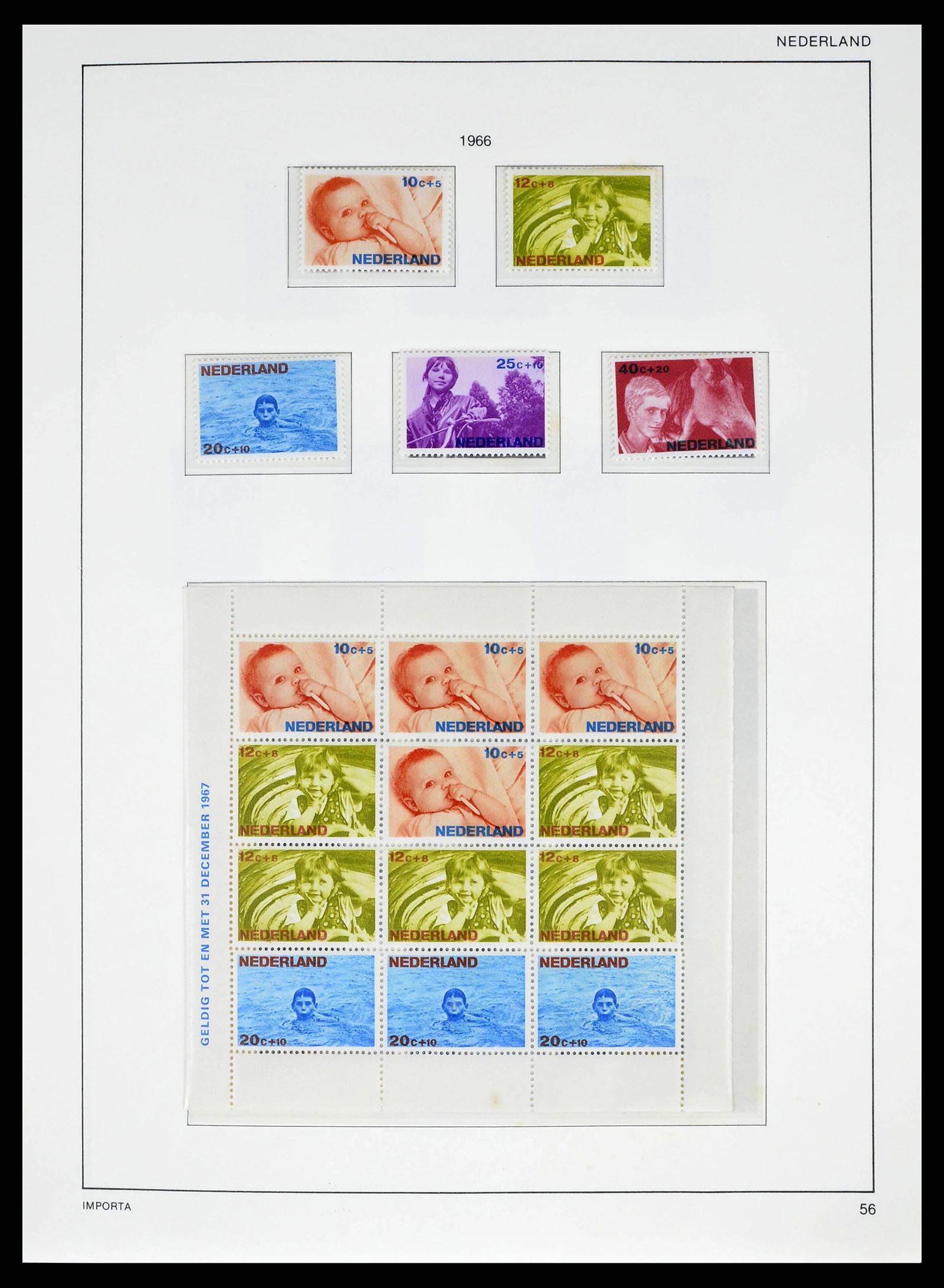 38387 0059 - Postzegelverzameling 38387 Nederland 1852-1979.