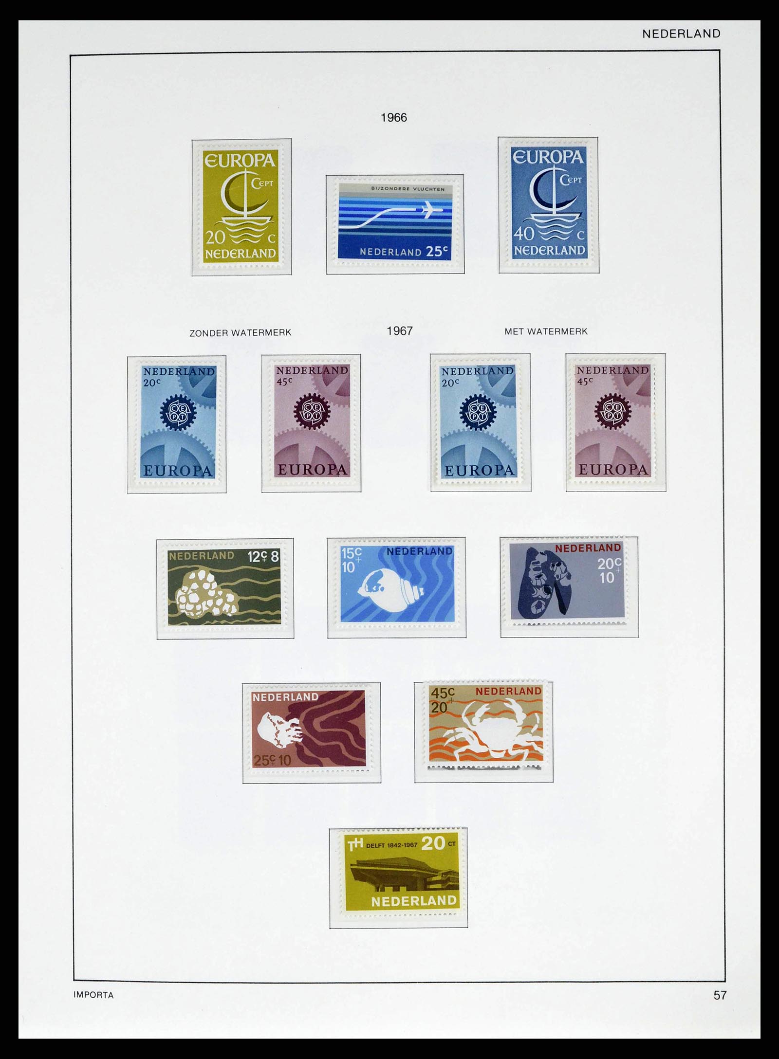 38387 0060 - Postzegelverzameling 38387 Nederland 1852-1979.