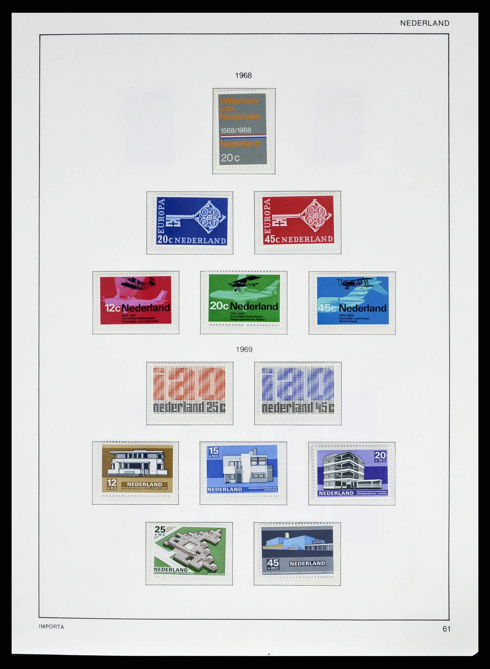 38387 0064 - Postzegelverzameling 38387 Nederland 1852-1979.