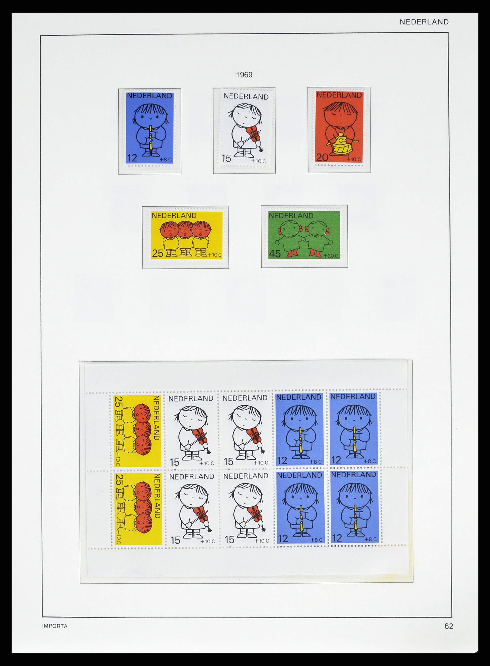38387 0065 - Postzegelverzameling 38387 Nederland 1852-1979.