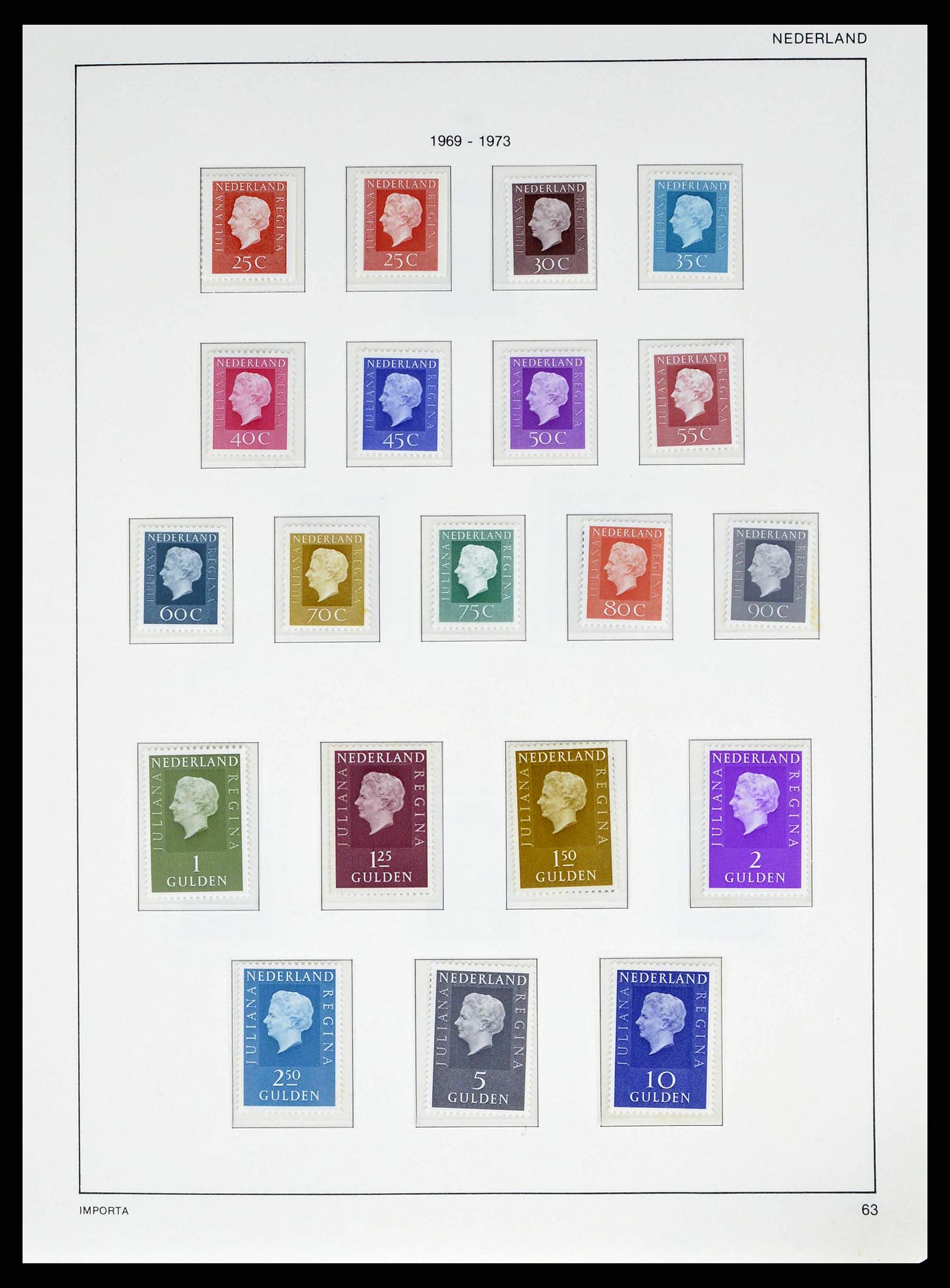 38387 0066 - Postzegelverzameling 38387 Nederland 1852-1979.