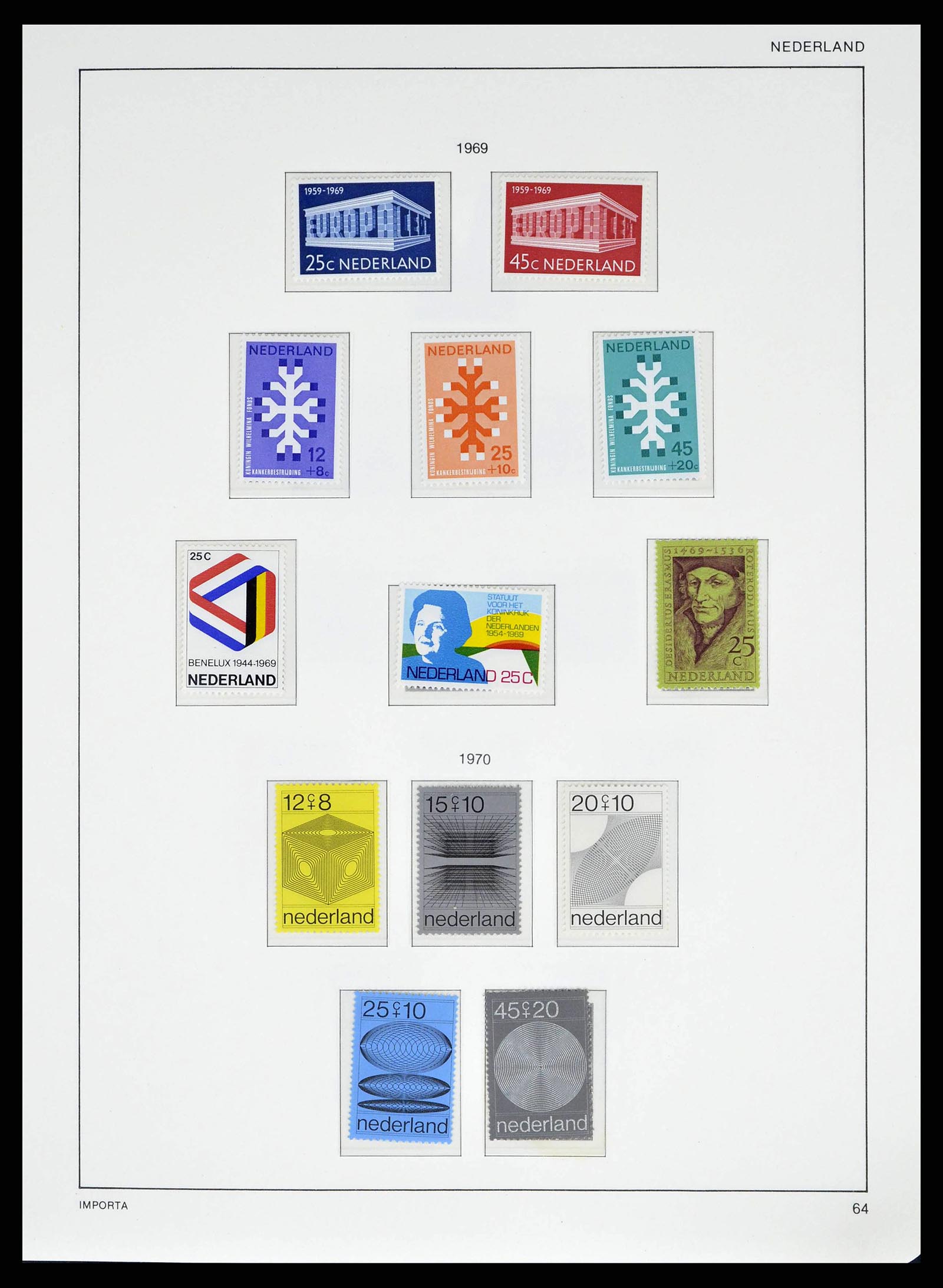 38387 0068 - Postzegelverzameling 38387 Nederland 1852-1979.