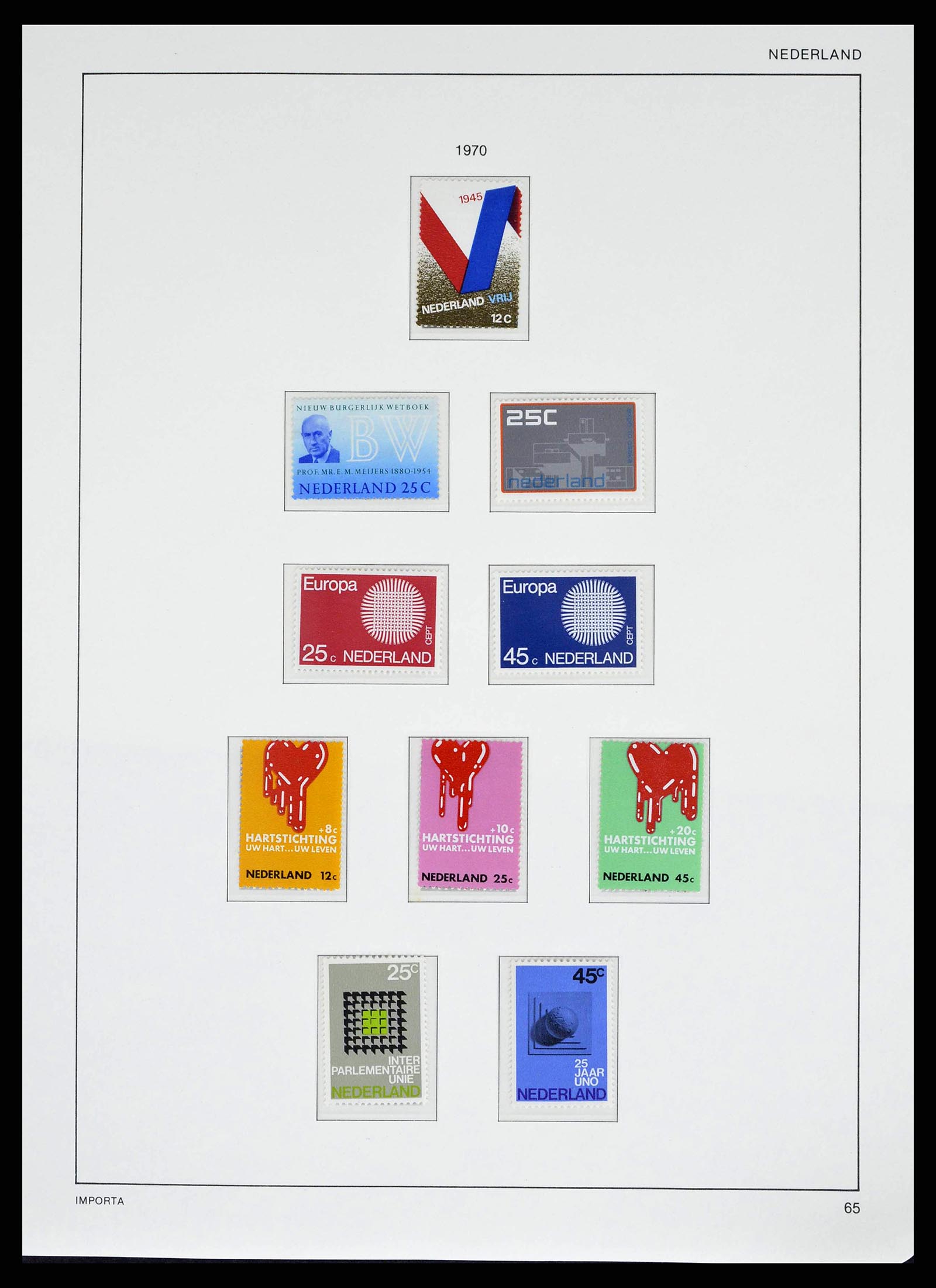 38387 0069 - Postzegelverzameling 38387 Nederland 1852-1979.