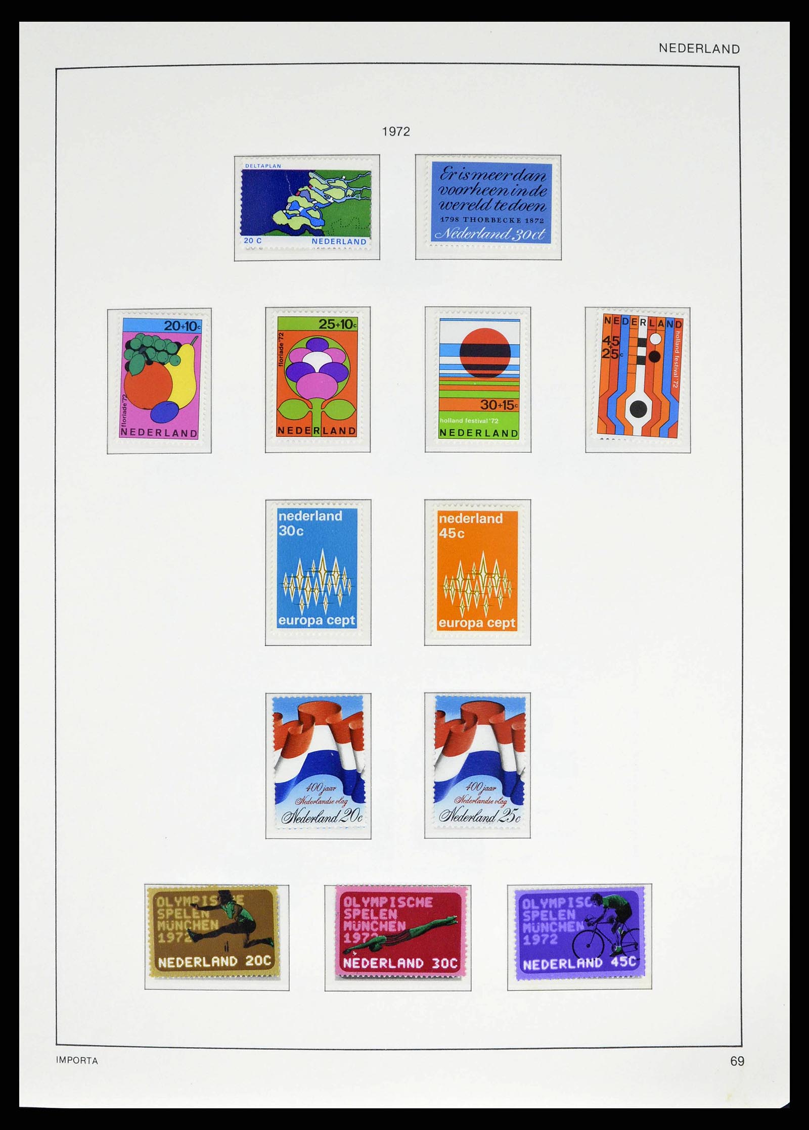 38387 0073 - Postzegelverzameling 38387 Nederland 1852-1979.
