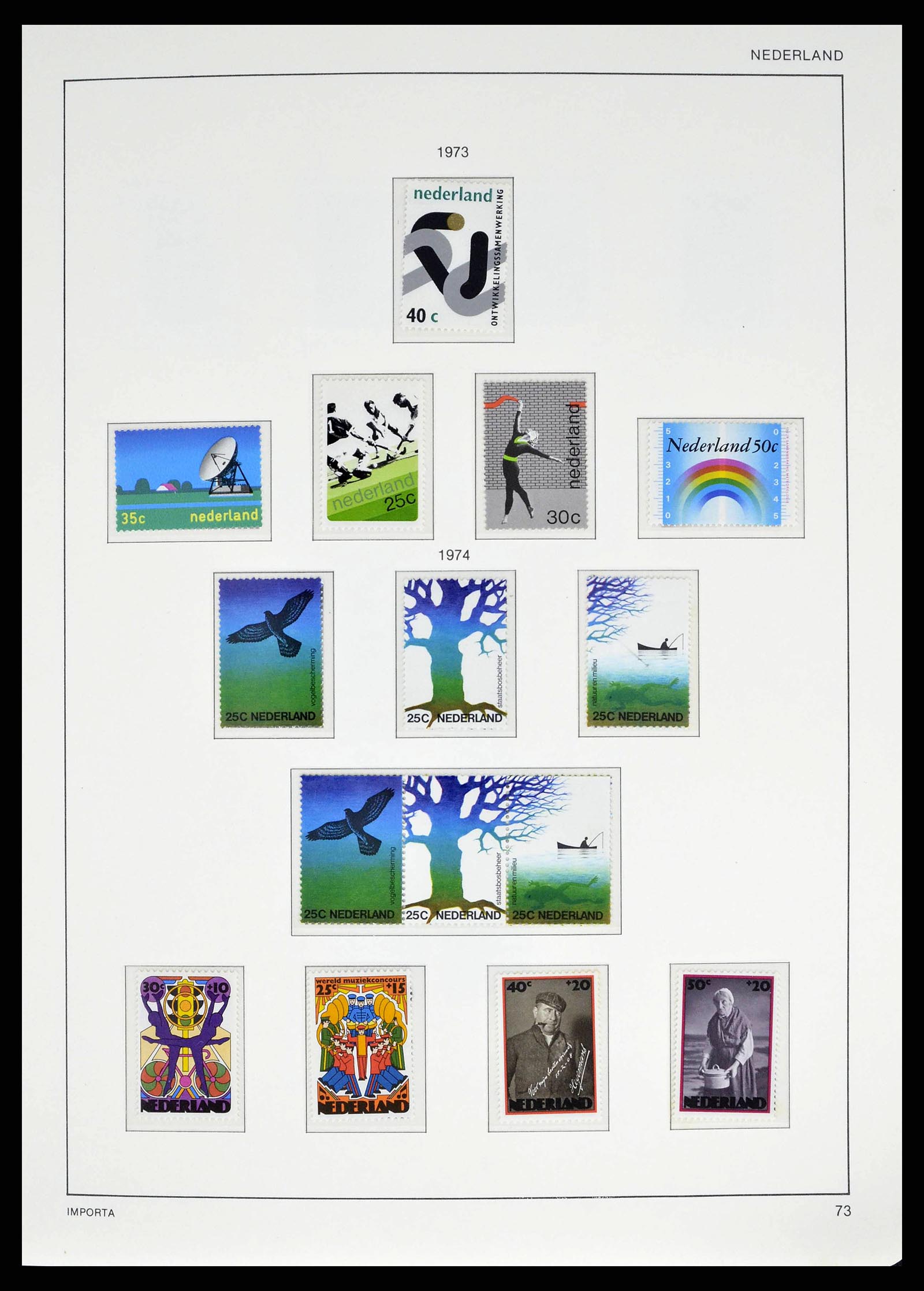 38387 0077 - Postzegelverzameling 38387 Nederland 1852-1979.