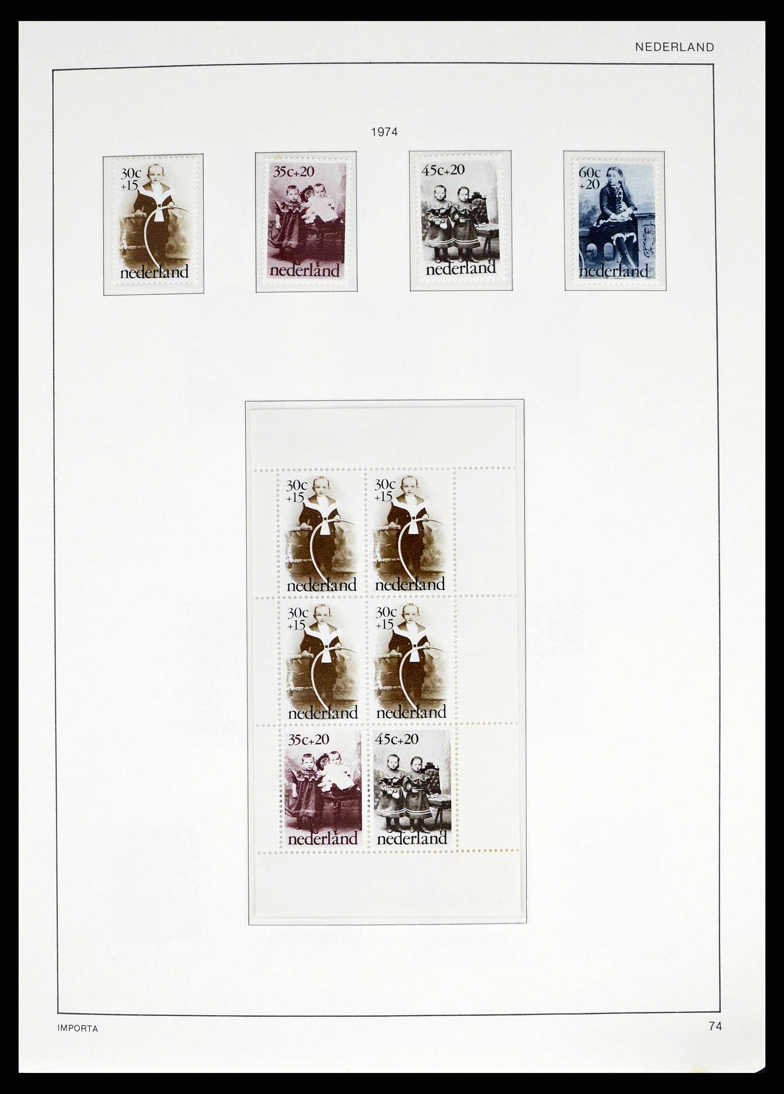 38387 0078 - Postzegelverzameling 38387 Nederland 1852-1979.