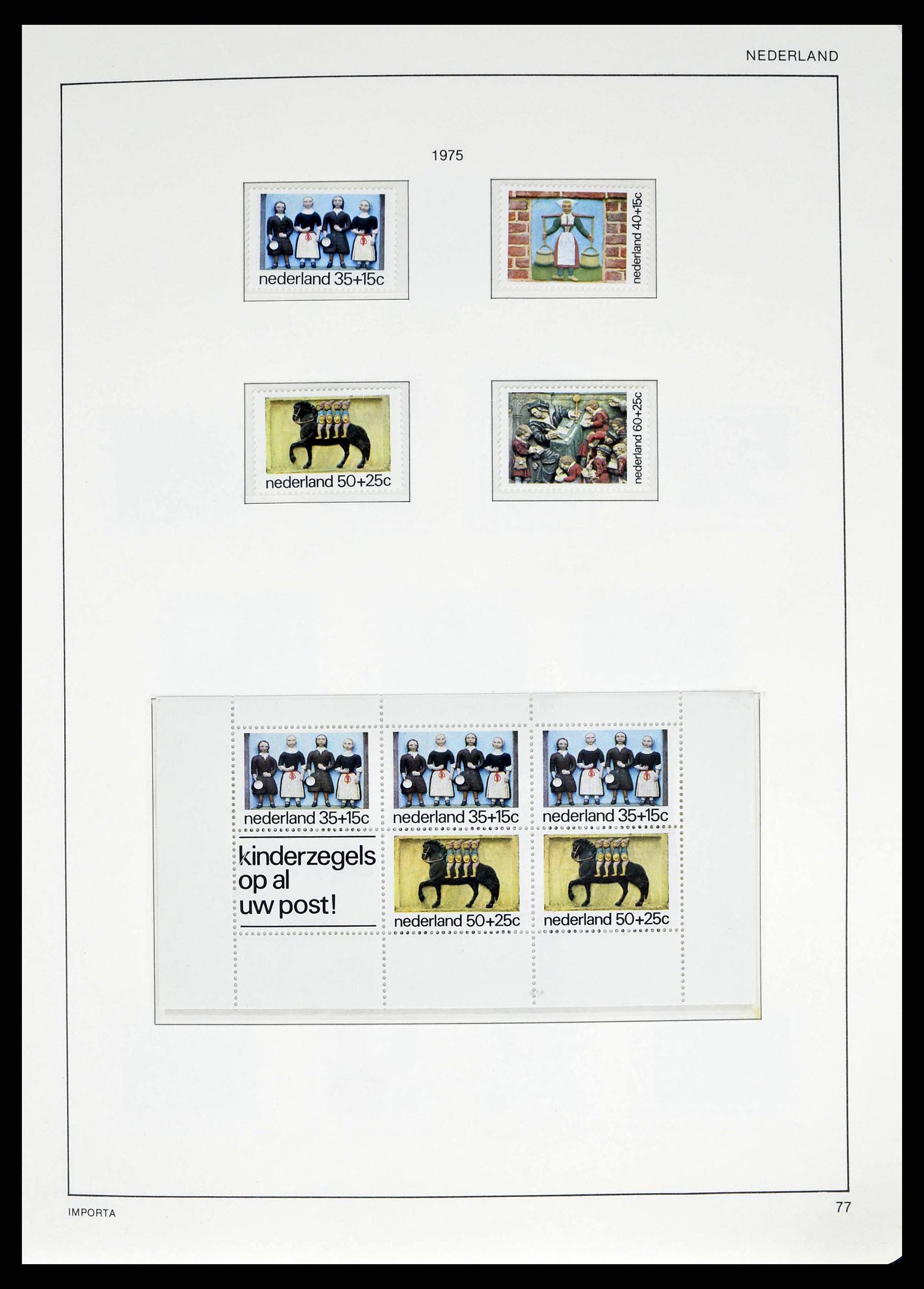 38387 0081 - Postzegelverzameling 38387 Nederland 1852-1979.