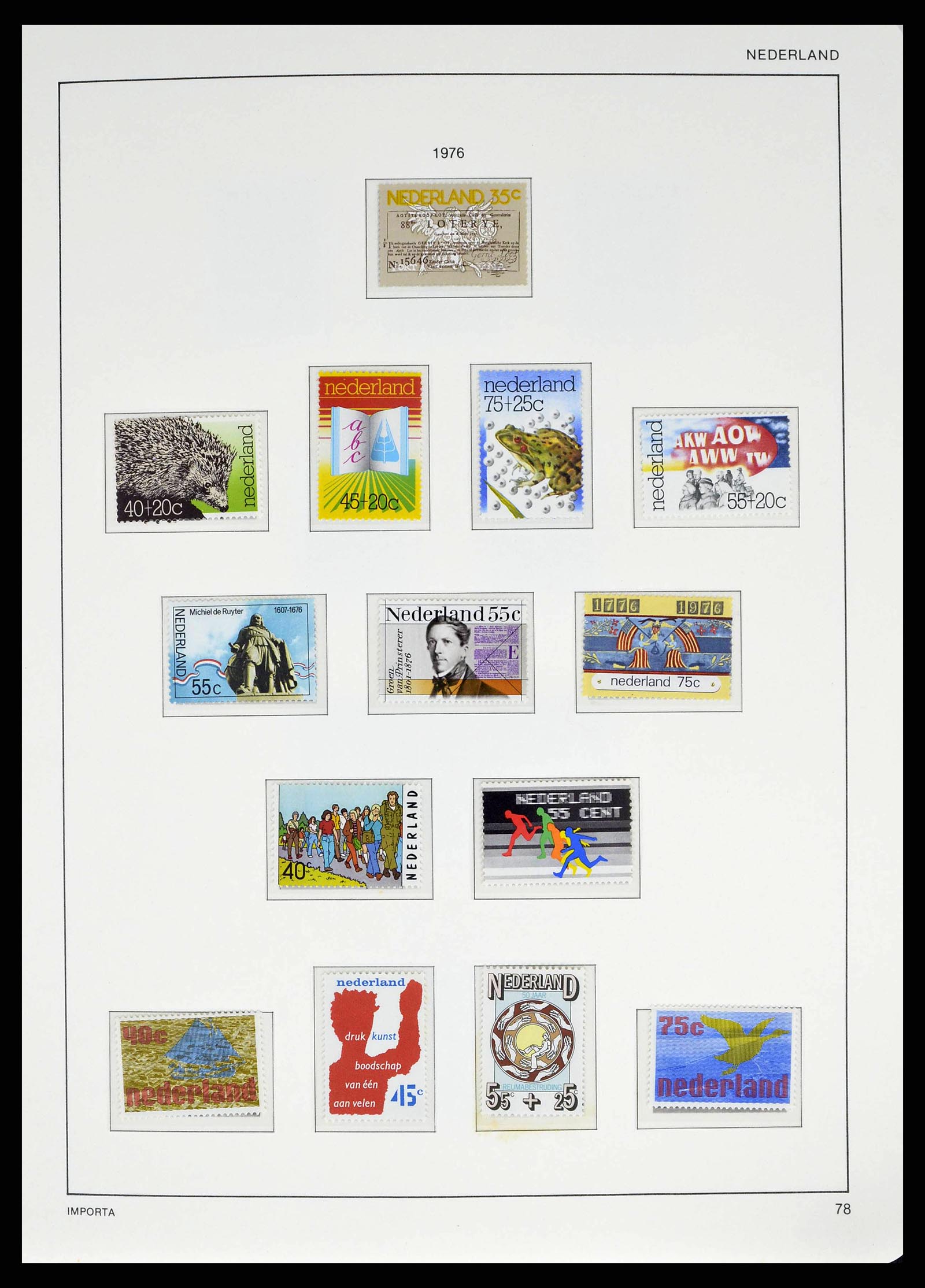 38387 0082 - Postzegelverzameling 38387 Nederland 1852-1979.