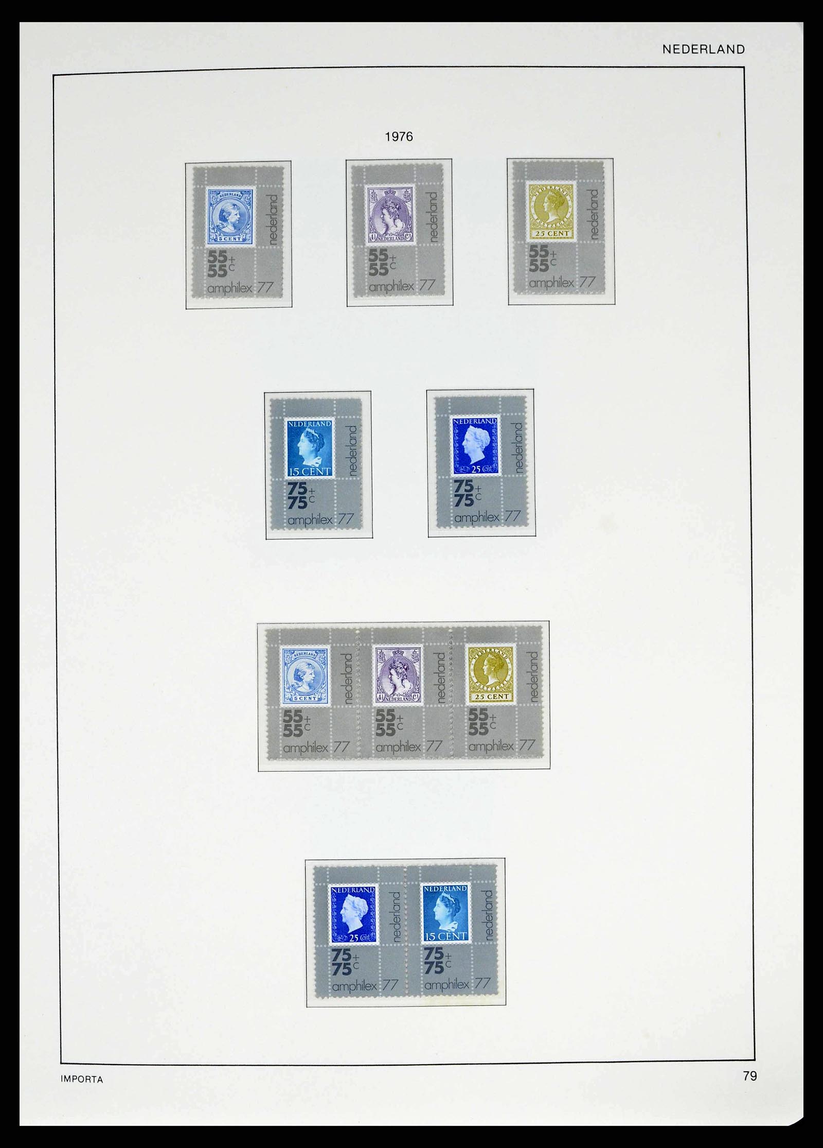 38387 0083 - Postzegelverzameling 38387 Nederland 1852-1979.