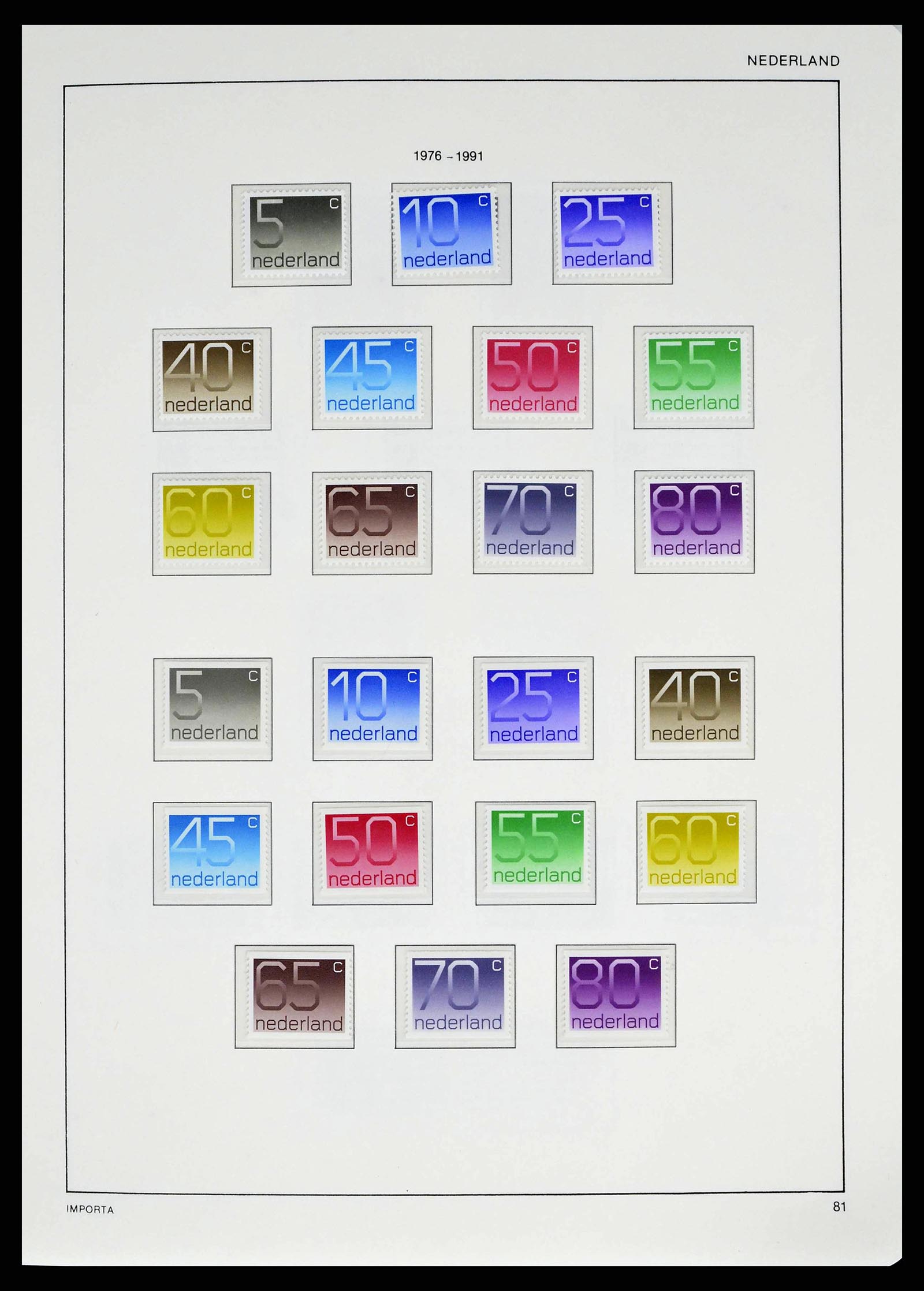 38387 0086 - Postzegelverzameling 38387 Nederland 1852-1979.