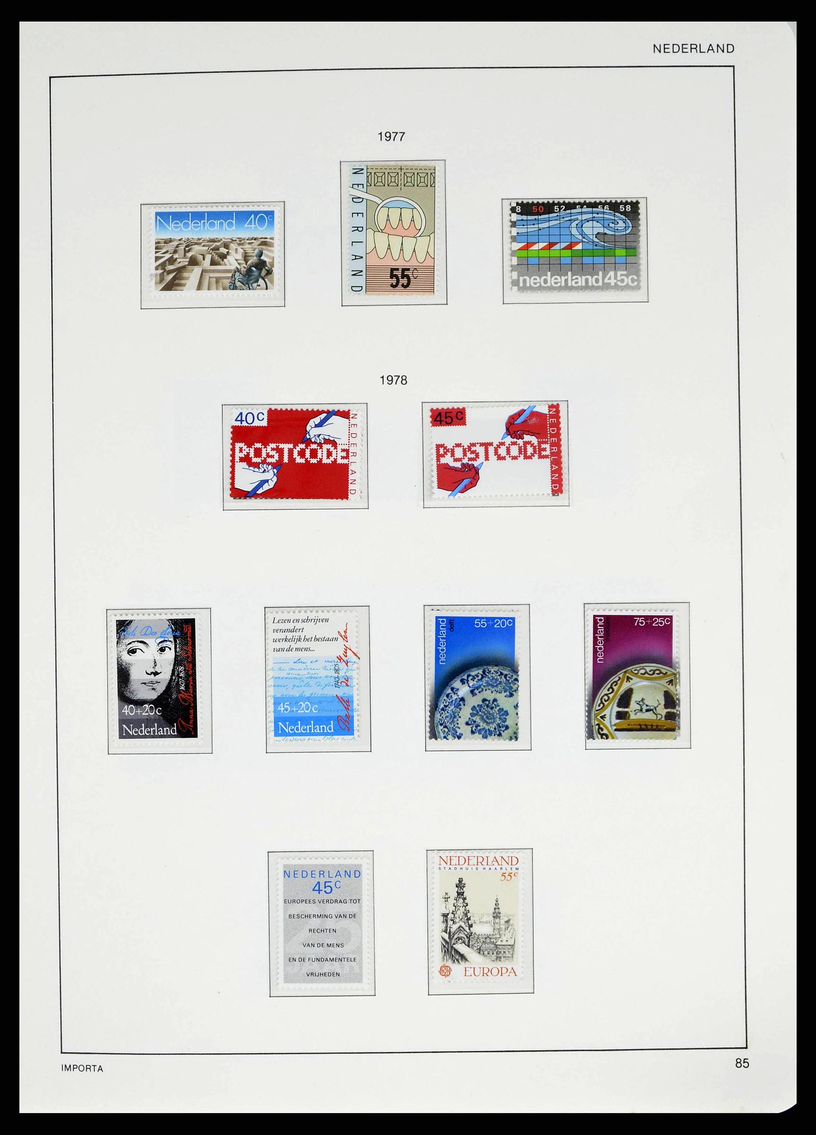 38387 0090 - Postzegelverzameling 38387 Nederland 1852-1979.