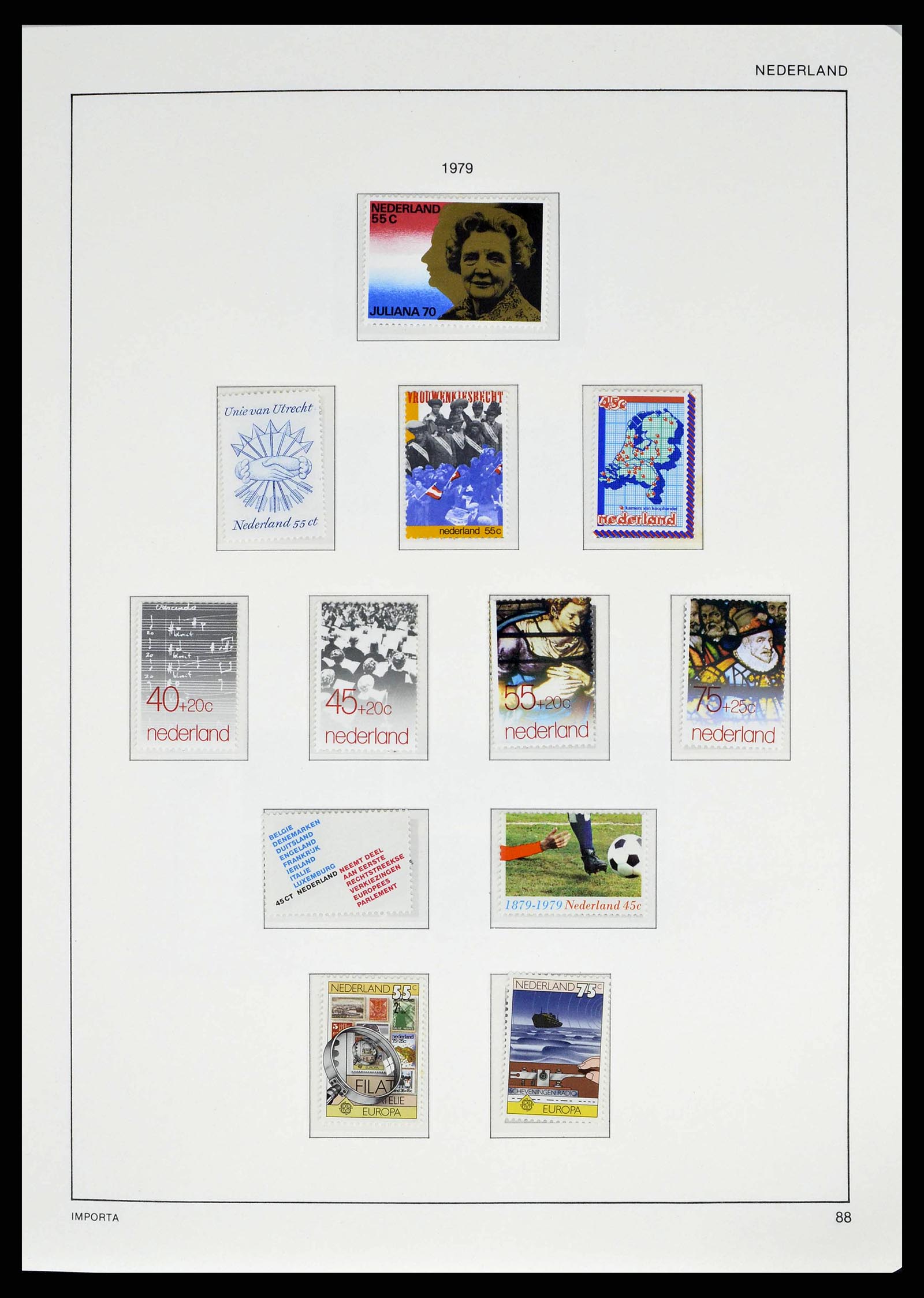 38387 0093 - Postzegelverzameling 38387 Nederland 1852-1979.