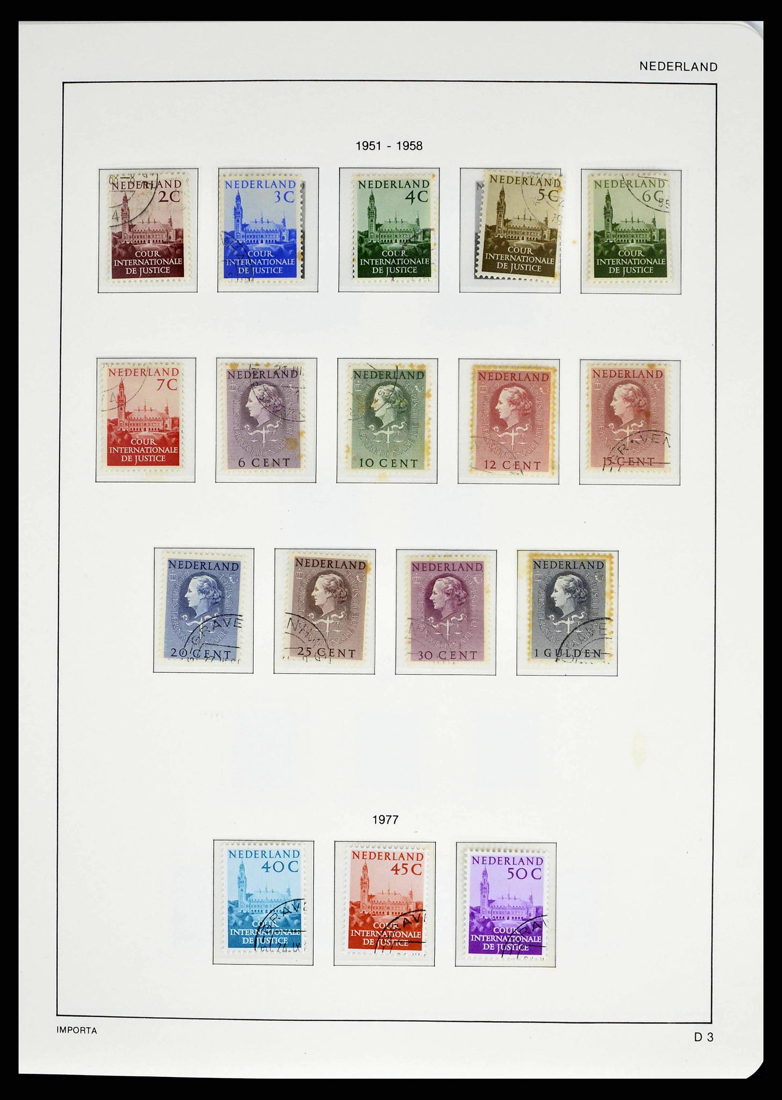 38387 0097 - Postzegelverzameling 38387 Nederland 1852-1979.
