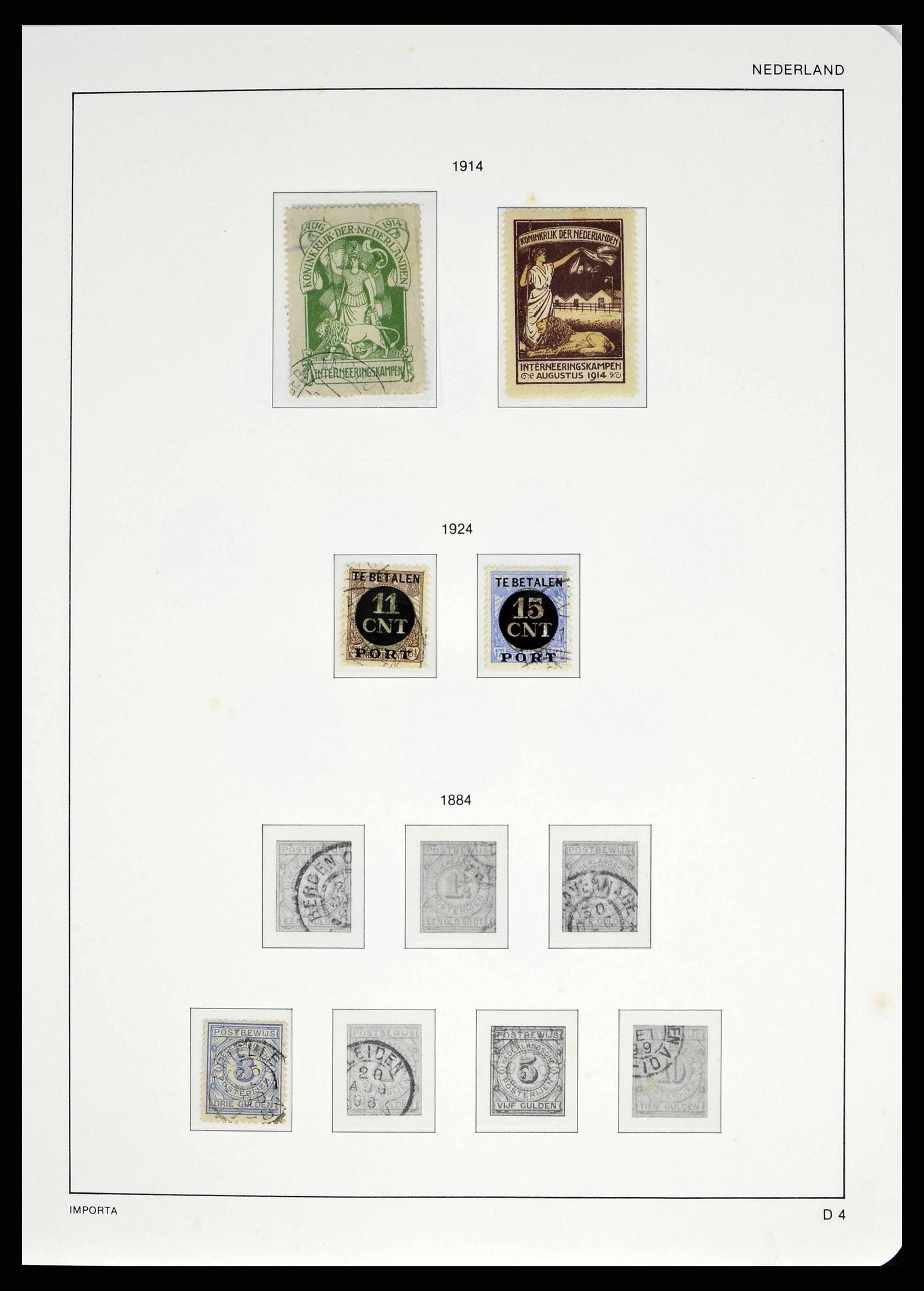 38387 0098 - Postzegelverzameling 38387 Nederland 1852-1979.