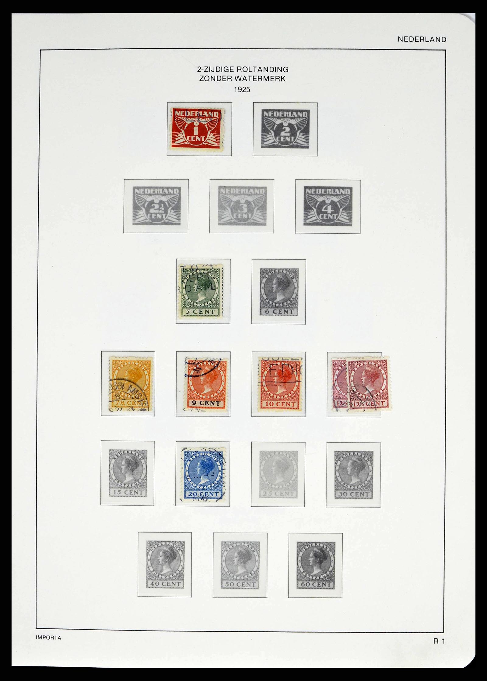 38387 0100 - Postzegelverzameling 38387 Nederland 1852-1979.