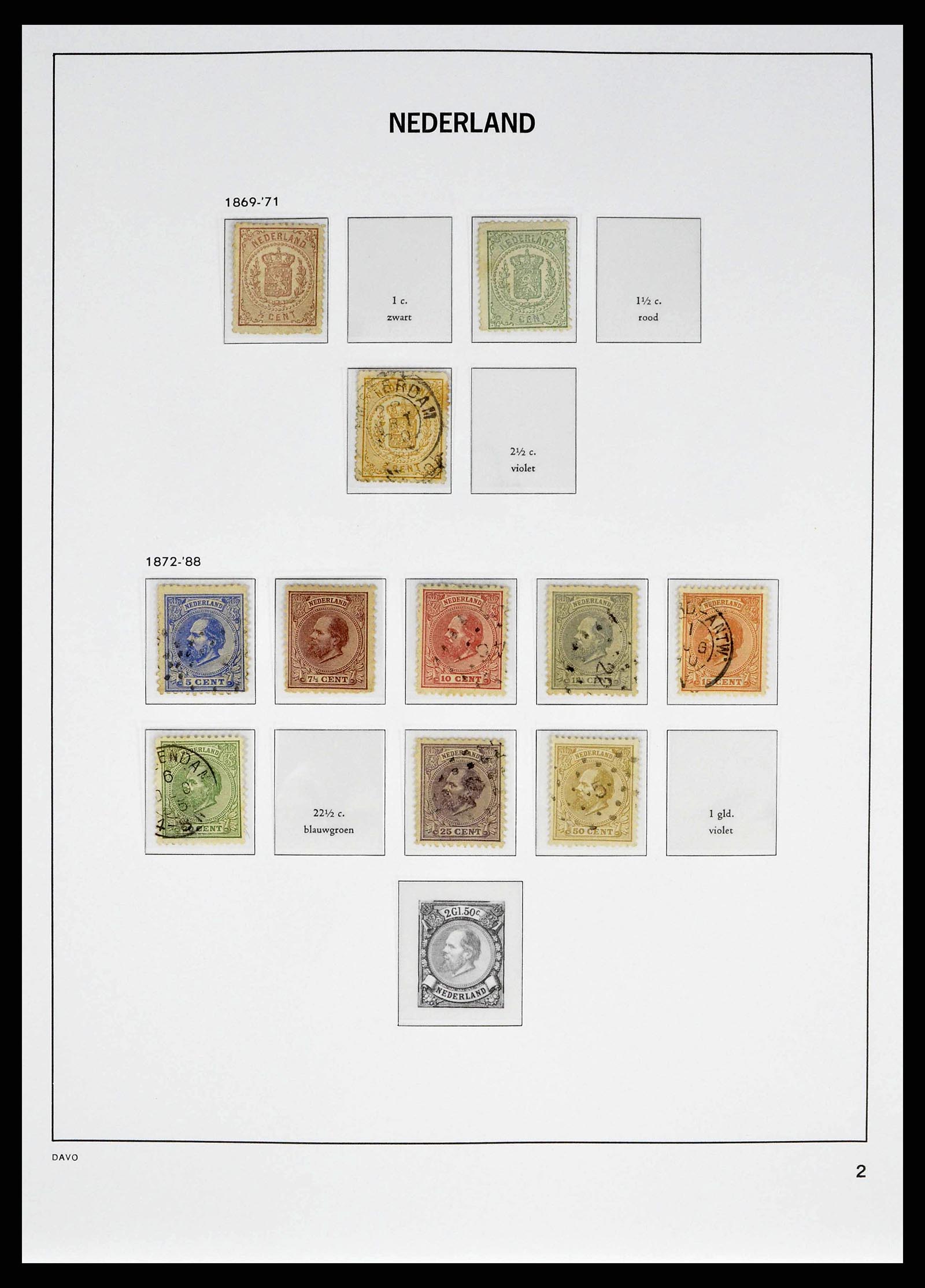 38389 0002 - Stamp collection 38389 Netherlands 1852-2008.